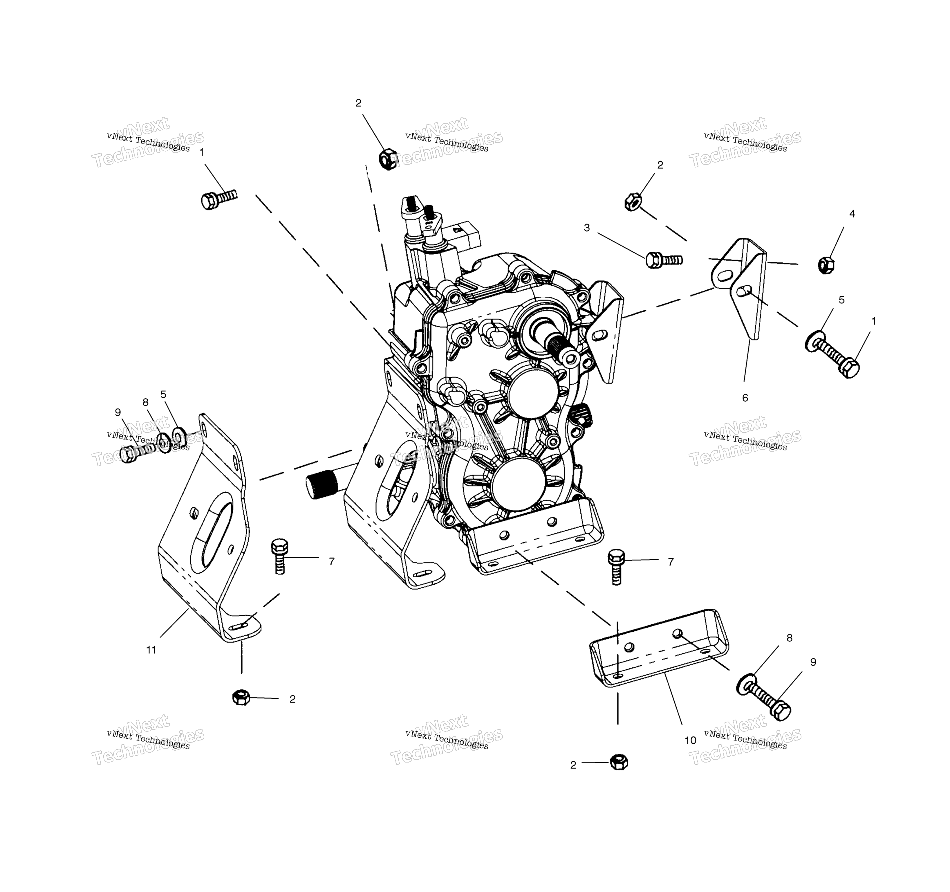 Трансмиссия Mounting A01cd50aa
