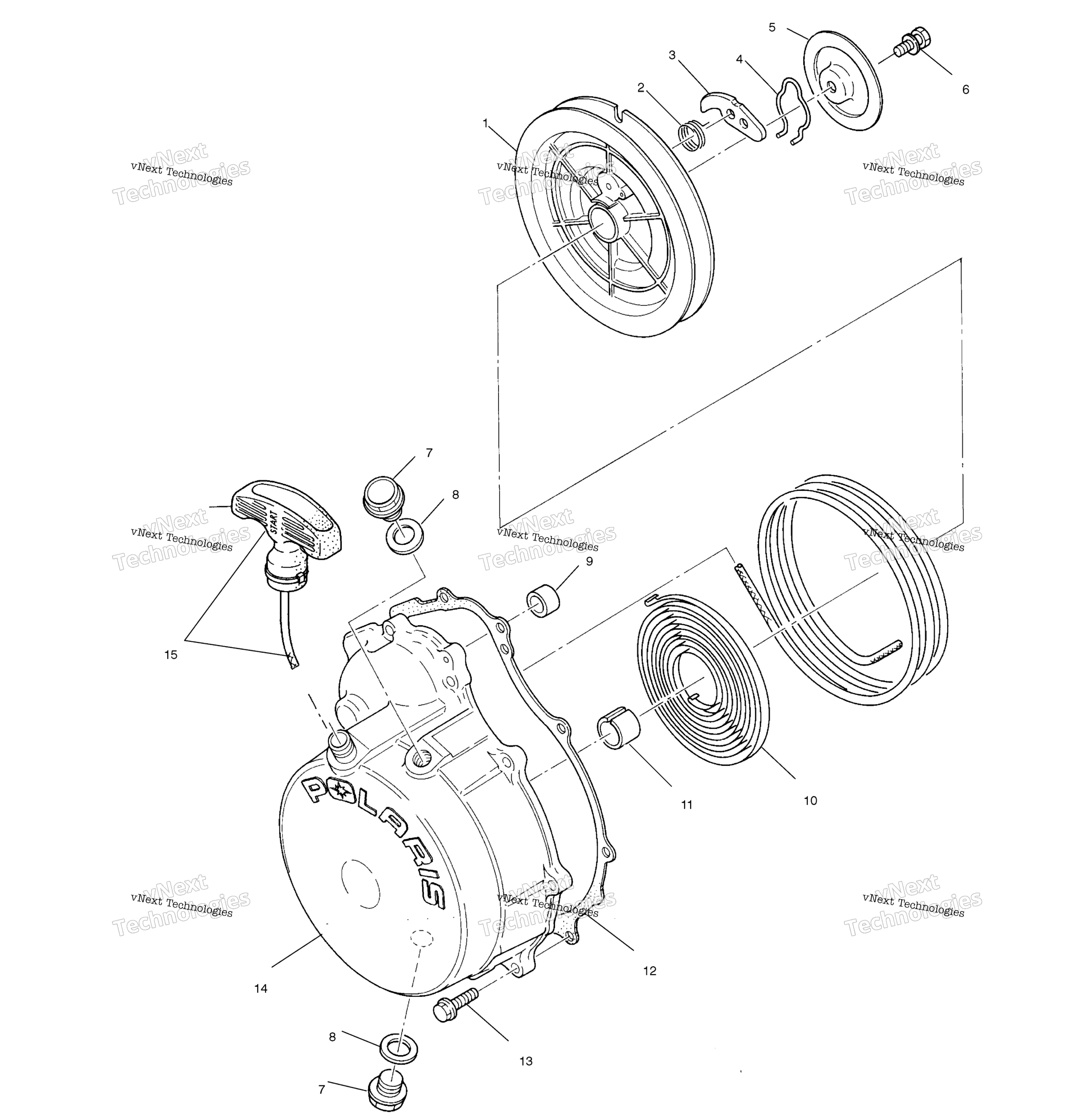 Ручной стартер STARTER