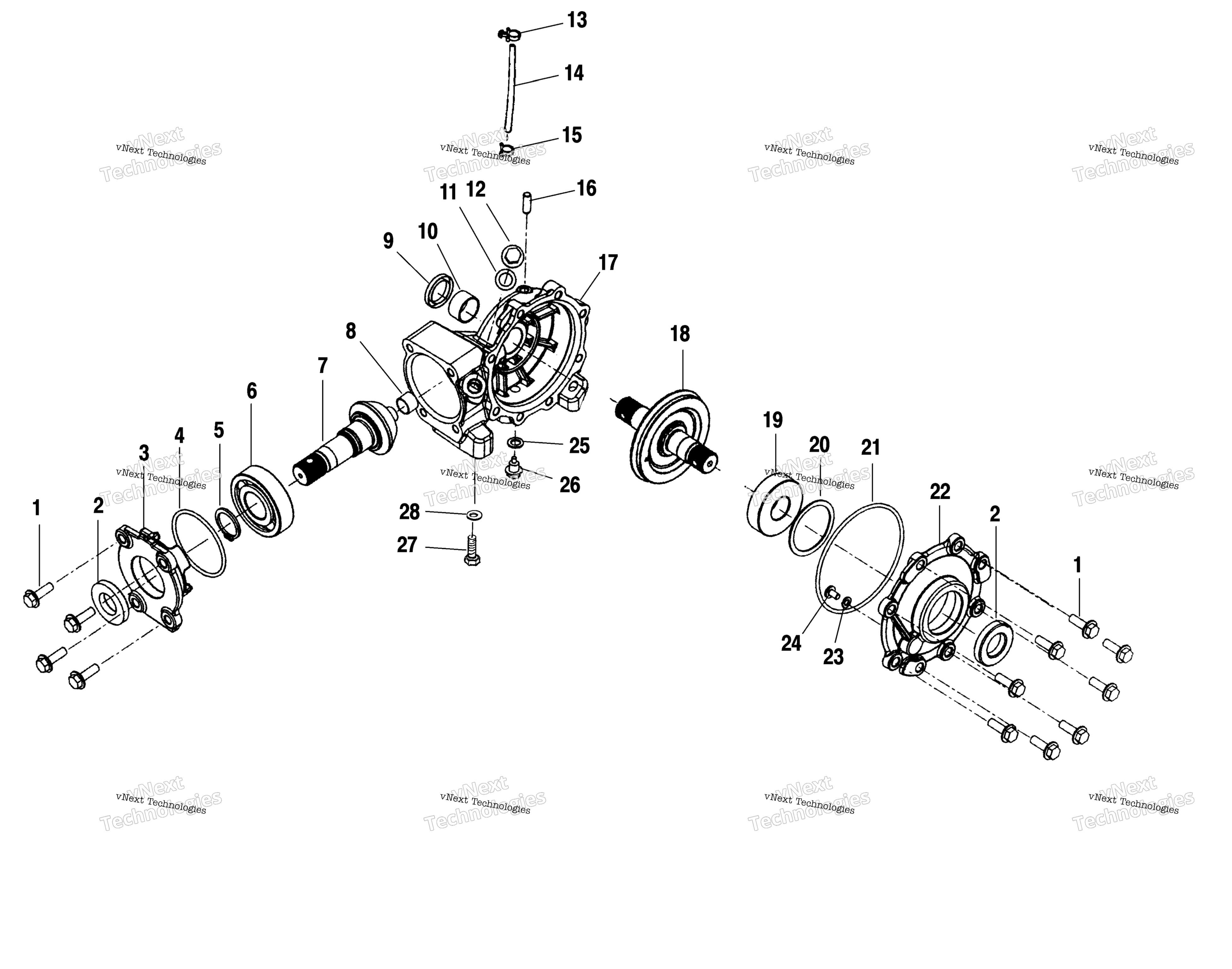 Передняя часть Housing A01ch42aa