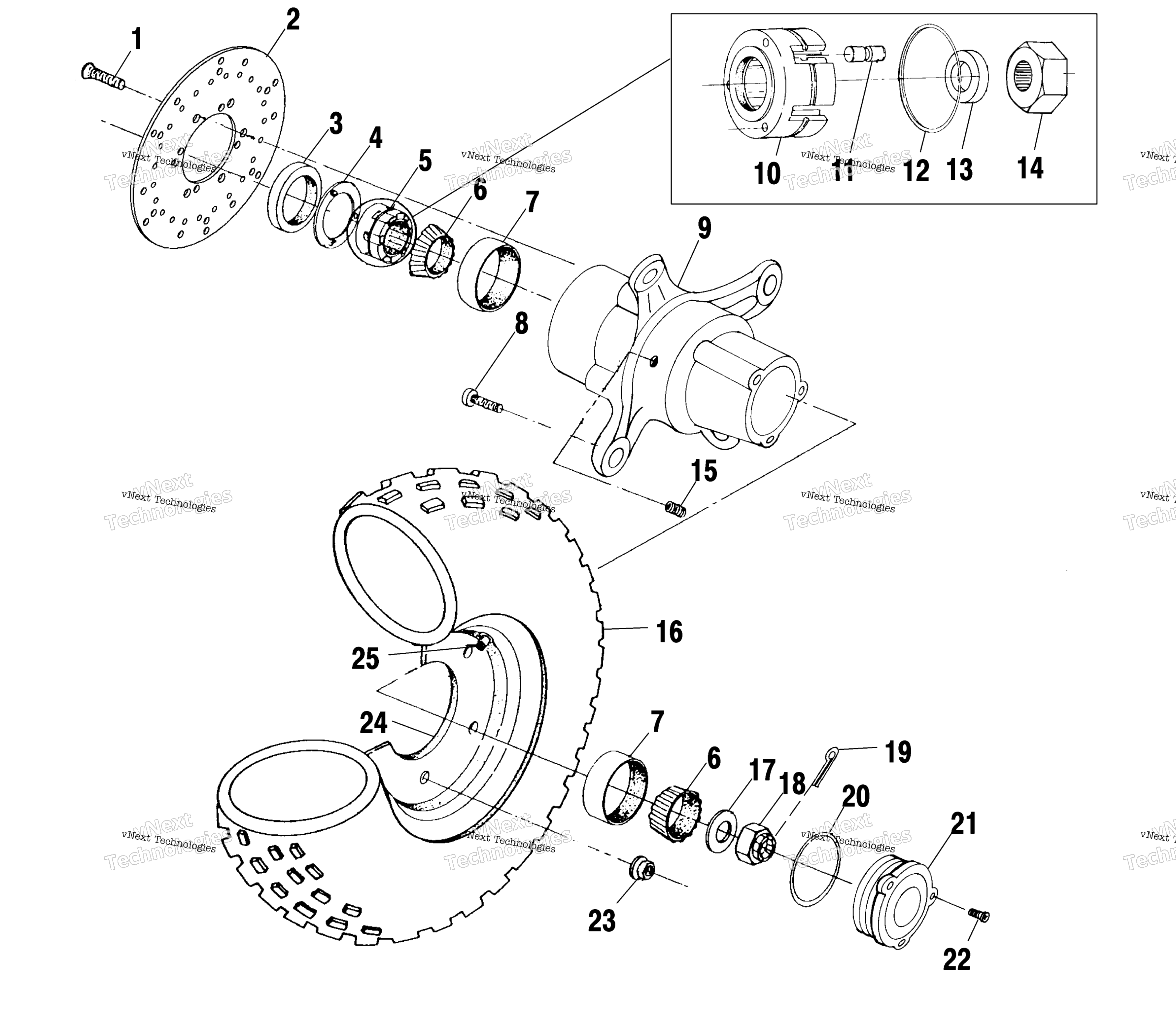 Передняя часть Wheel A01ch42aa