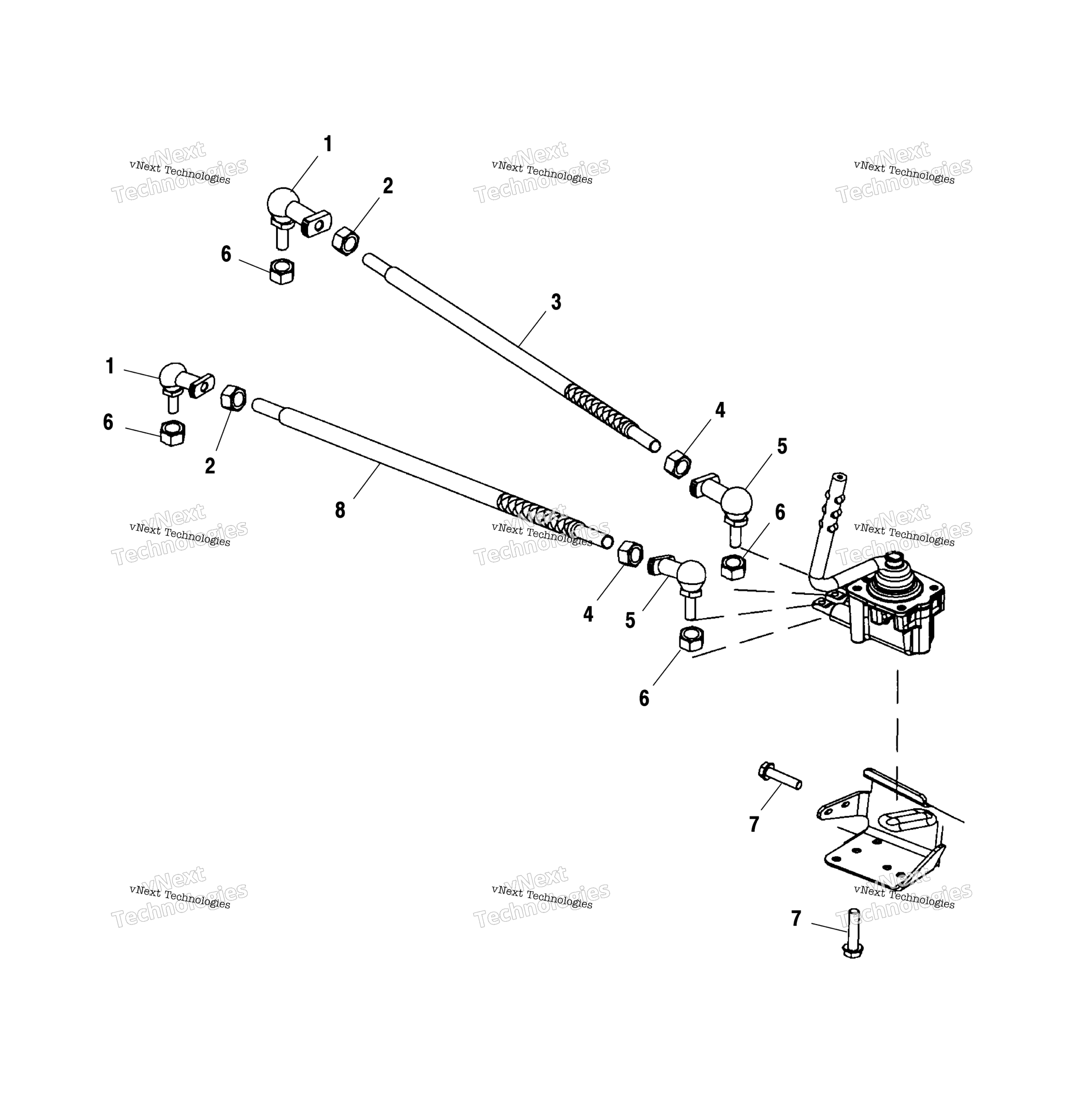 Картер редуктора Selector Mounting