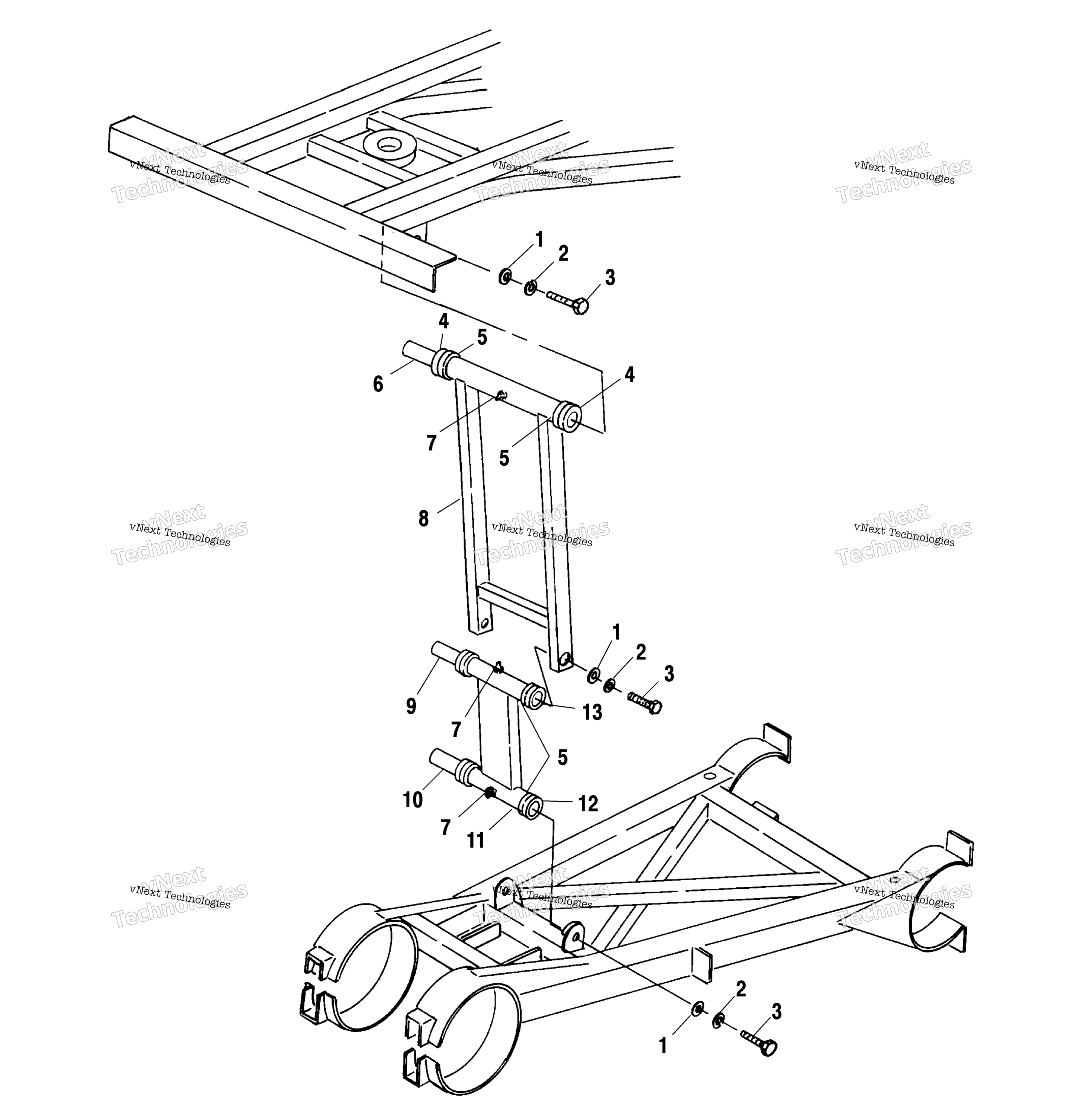 Задняя часть Strut Stabilizer