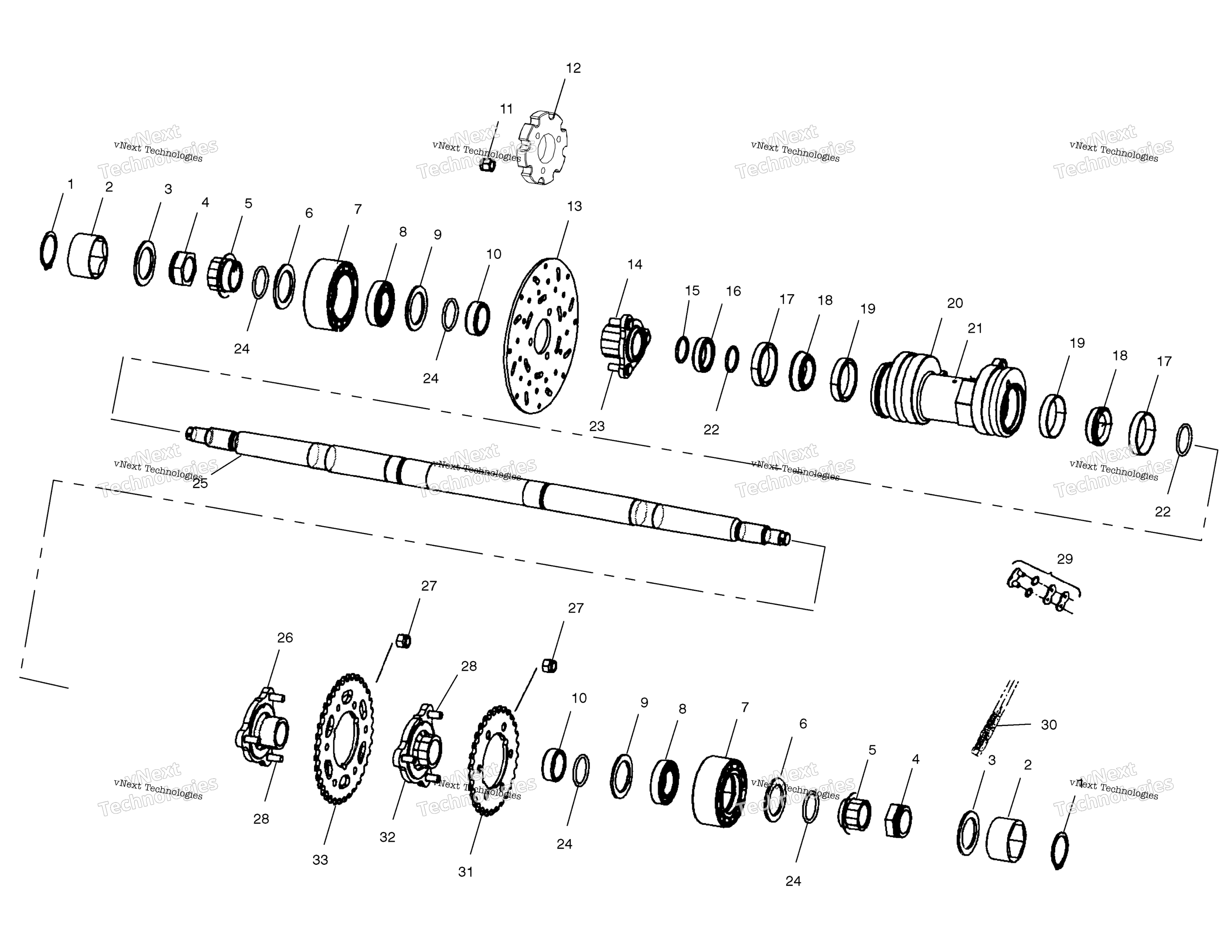 Middle привод A01cl50aa