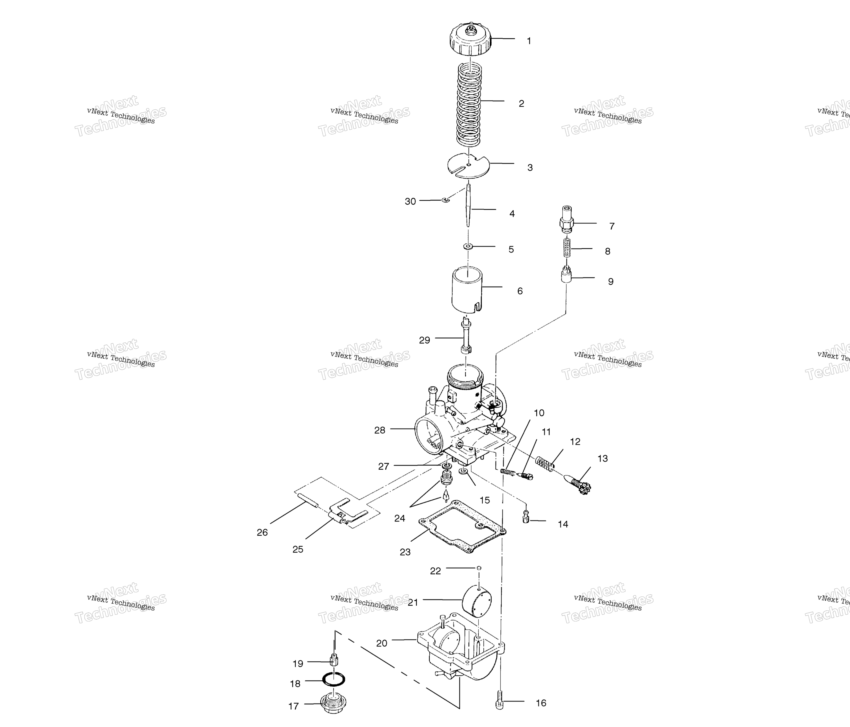 Карбюратор A02ba25ca/Cb/Cd