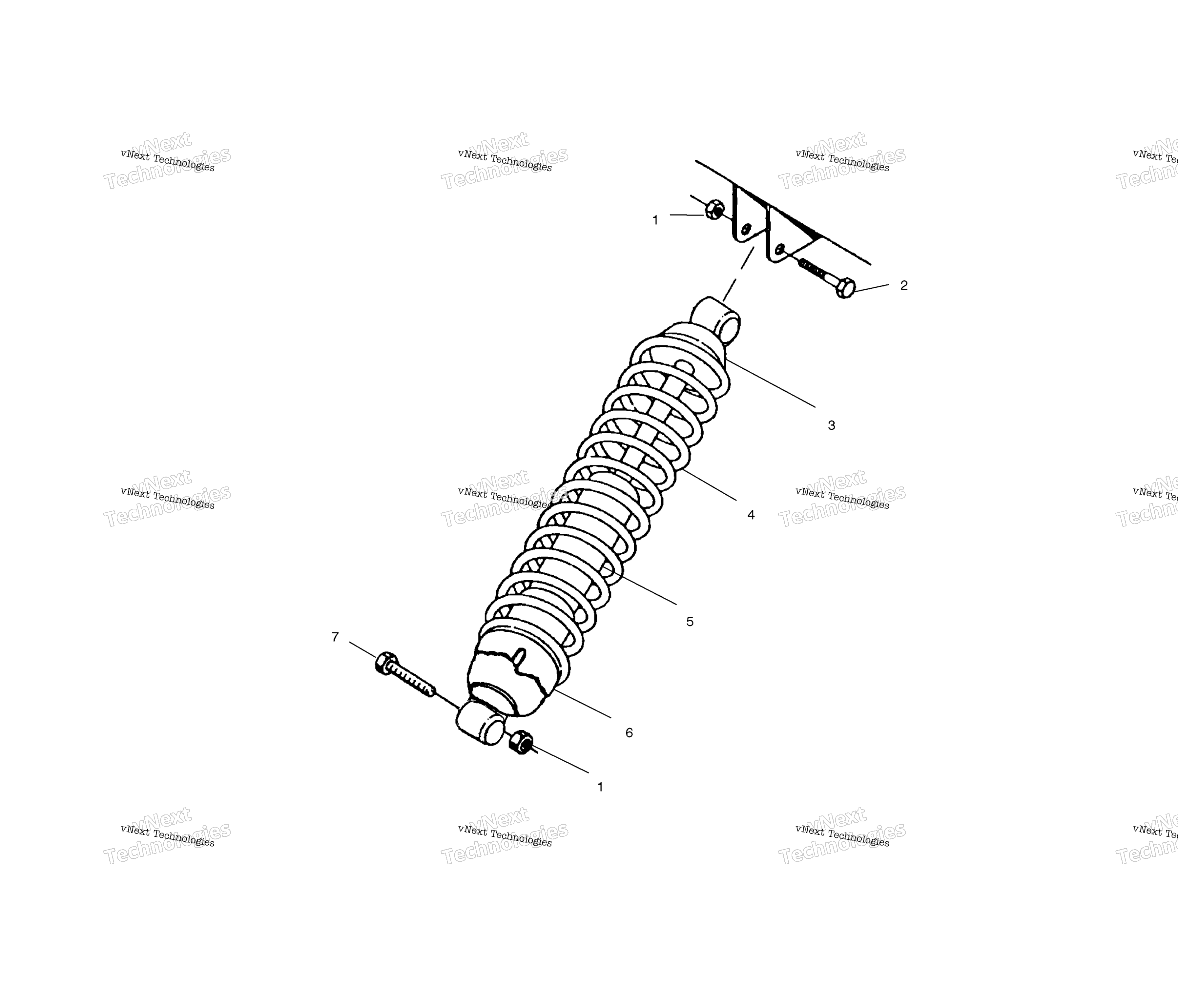 Амортизатор Mounting A02ba25ca/Cb/Cd