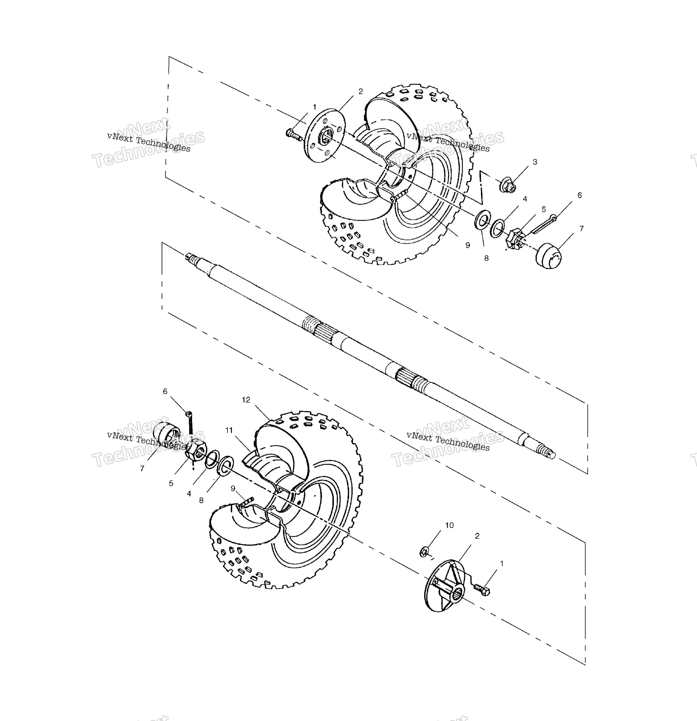 Задняя часть Wheel A02ba50aa/Ab
