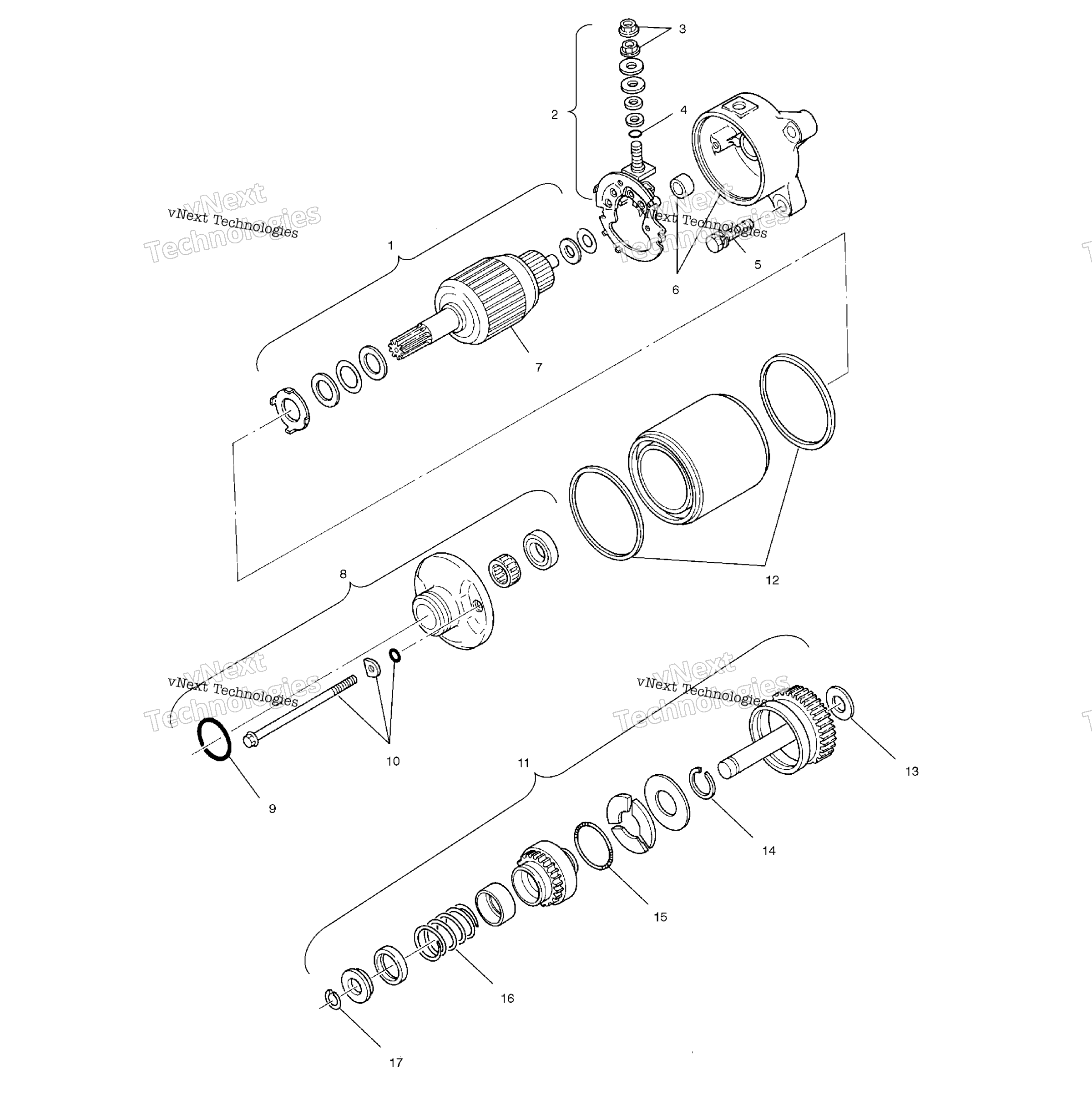 Пусковая система Motor A02ba50aa/Ab