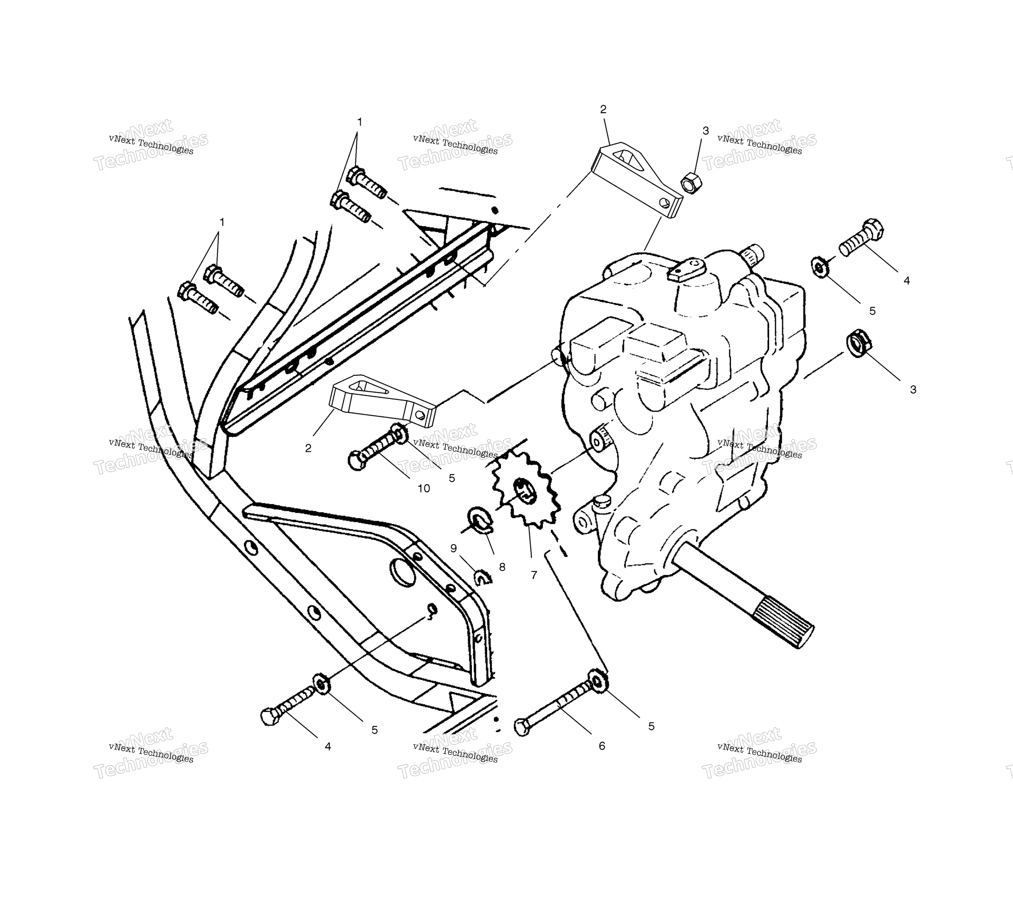 Картер редуктора Mounting