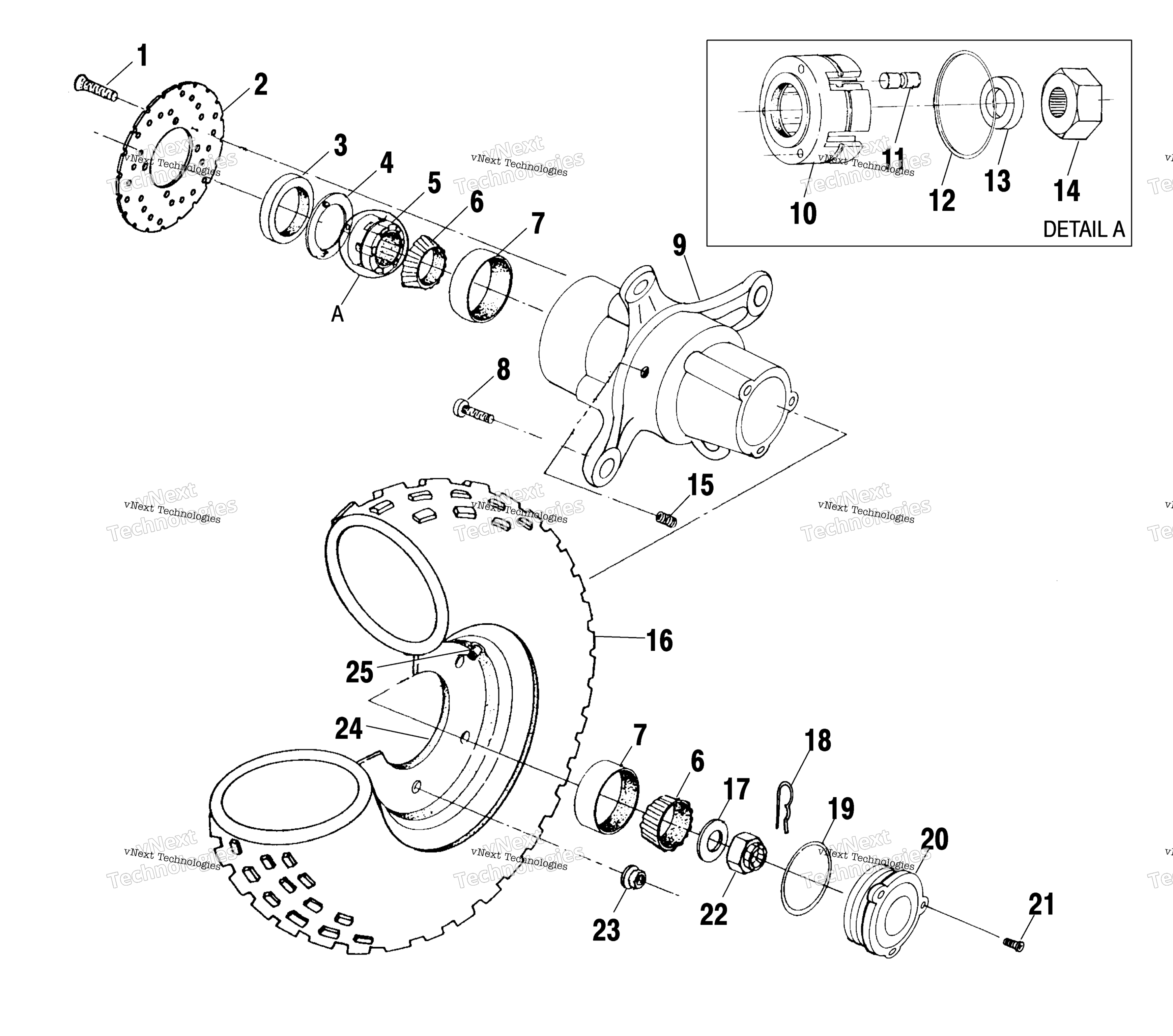 Передняя часть Wheel /Ac