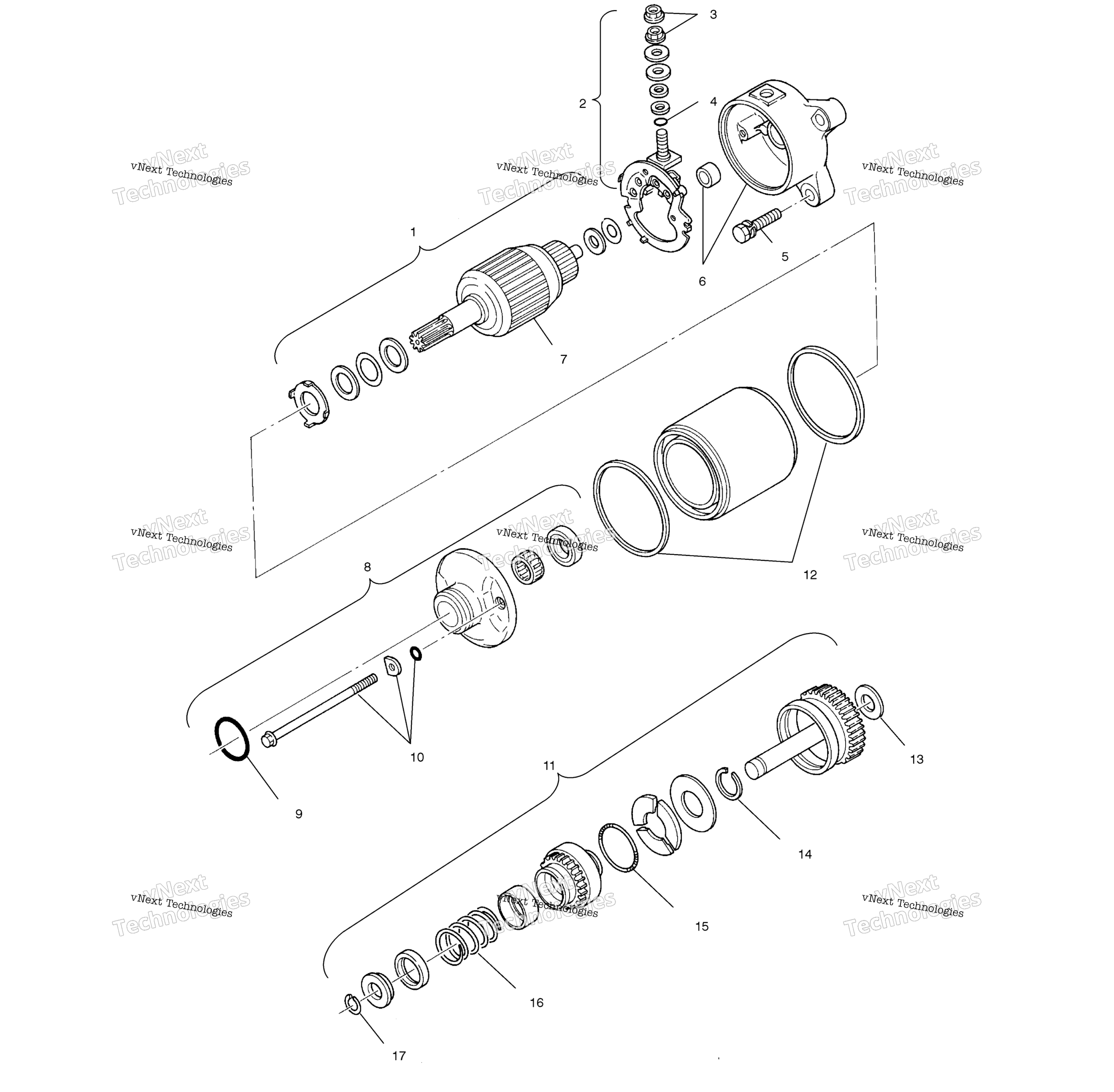 Пусковая система Motor /Ac