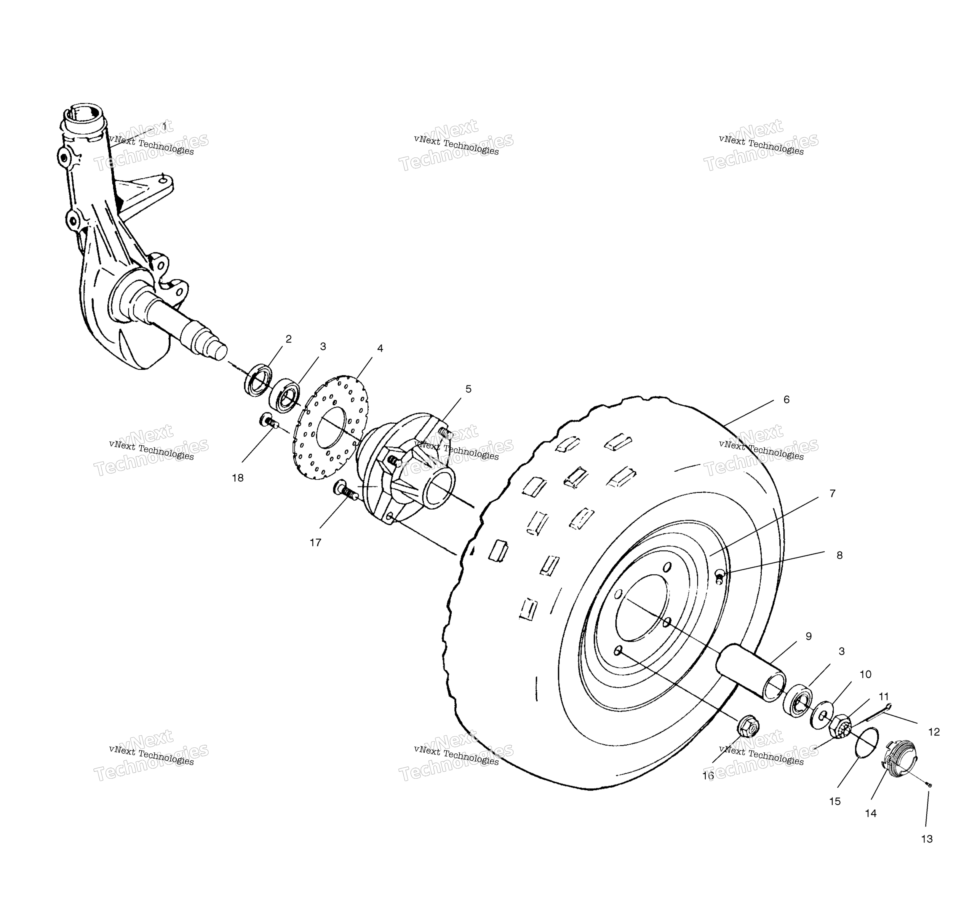 Передняя часть Wheel /Ab/Fc