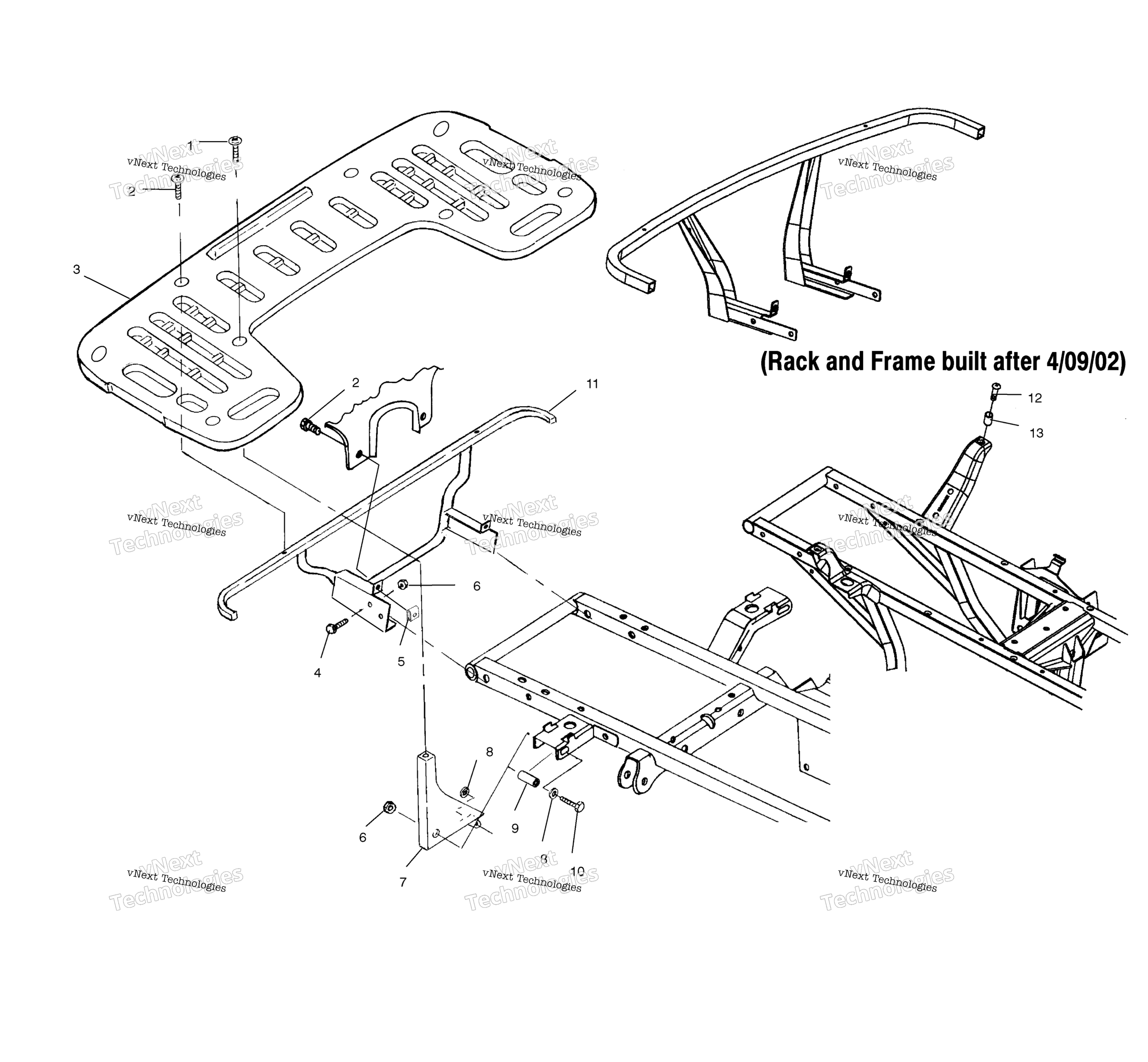Задняя часть Rack Mounting /Ab/Fc