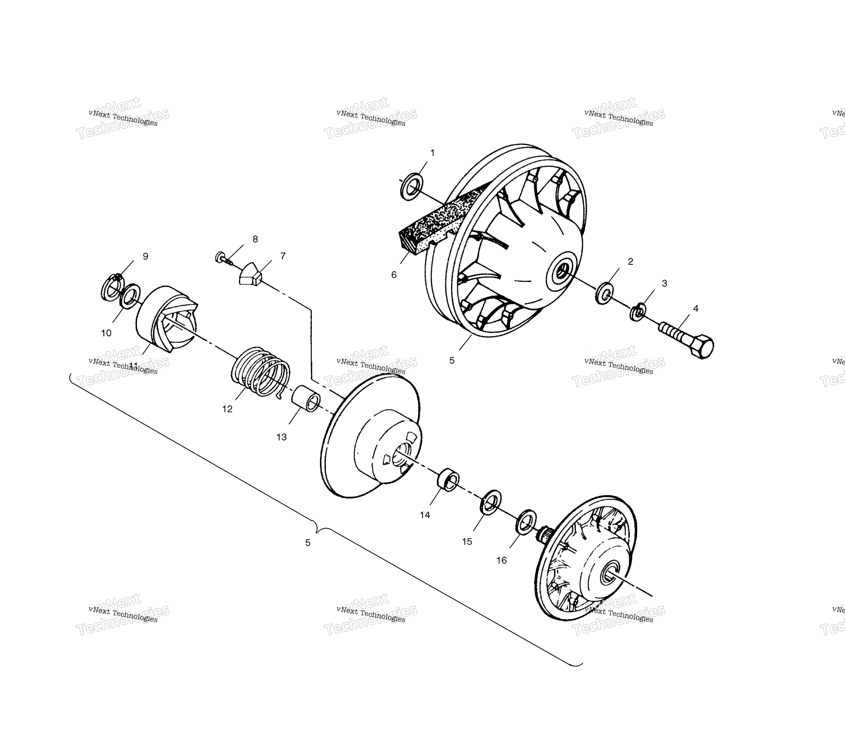 Ведомый Clutch A02cd32aa/Ab/Ac