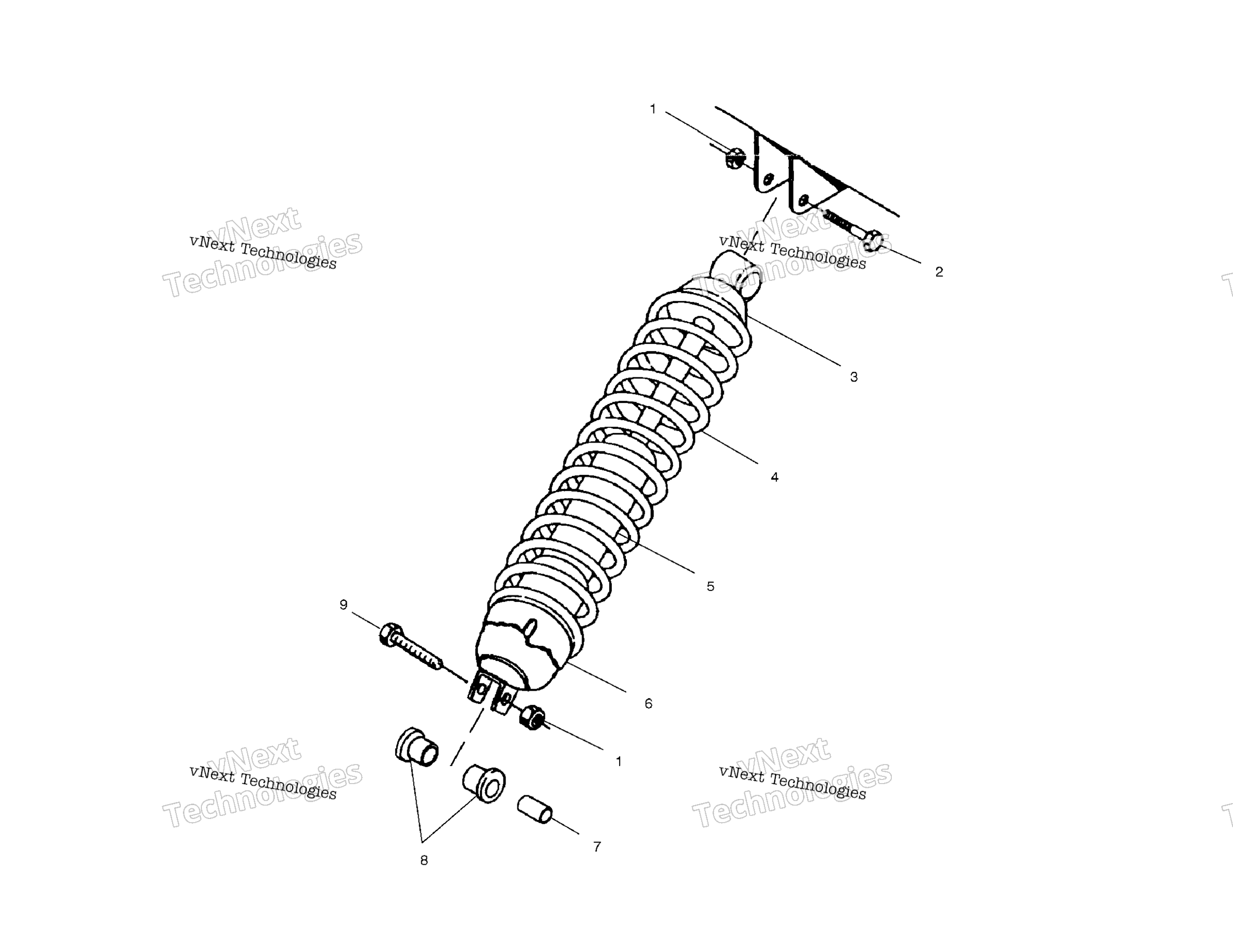 Амортизатор Mounting /Ab/Fb