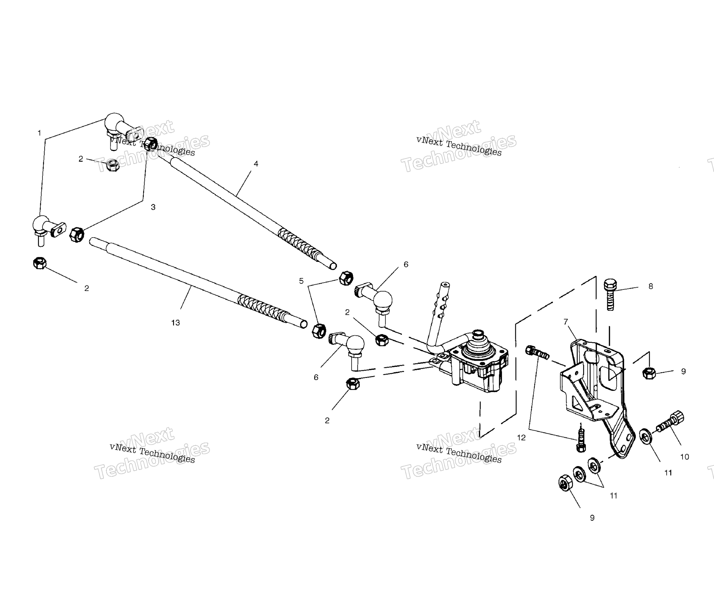 Картер редуктора Selector Mounting A02cd50aa/Ab/Fb