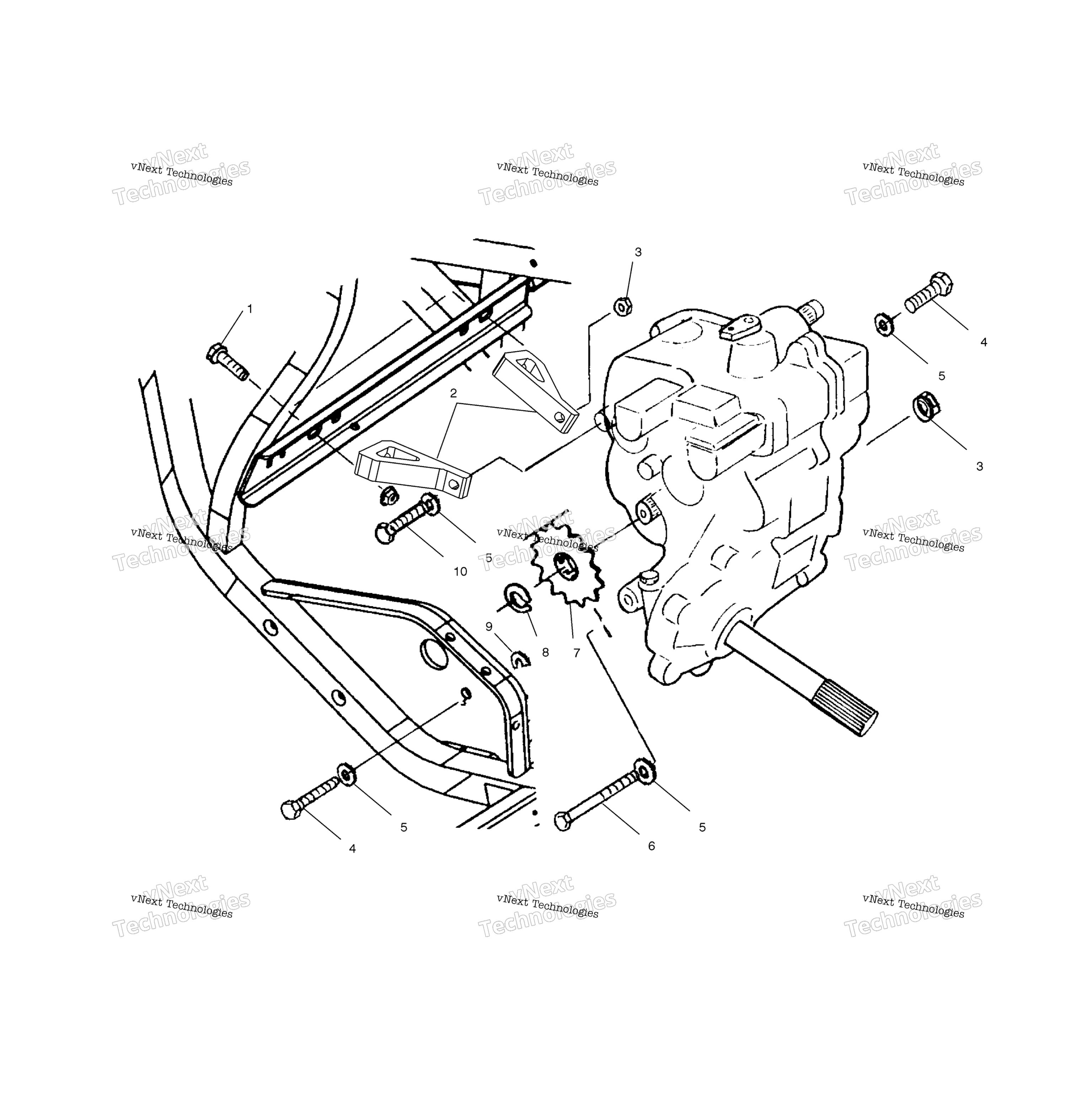 Картер редуктора Mounting