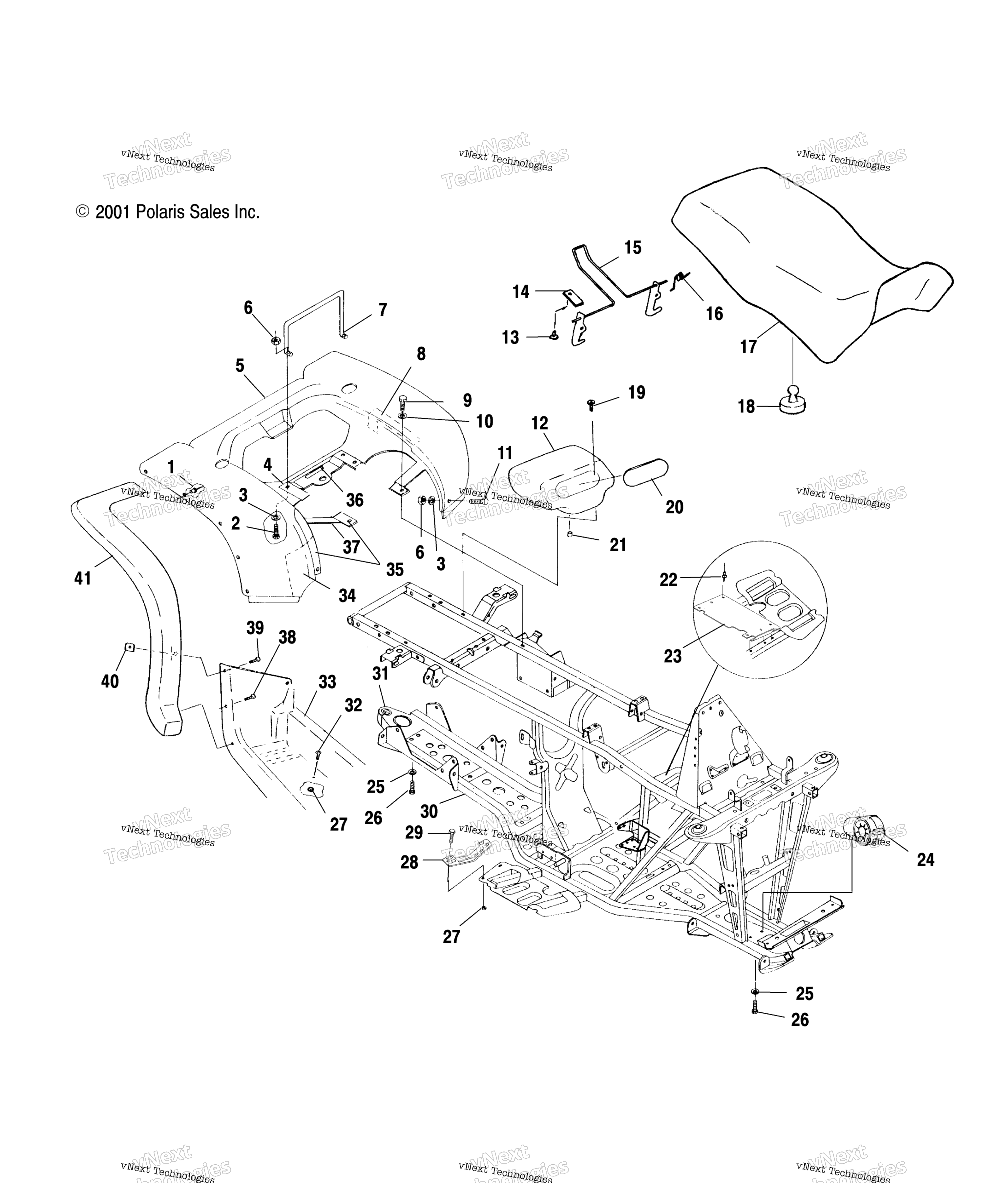 Задняя часть Cab And Seat A02ch42aa