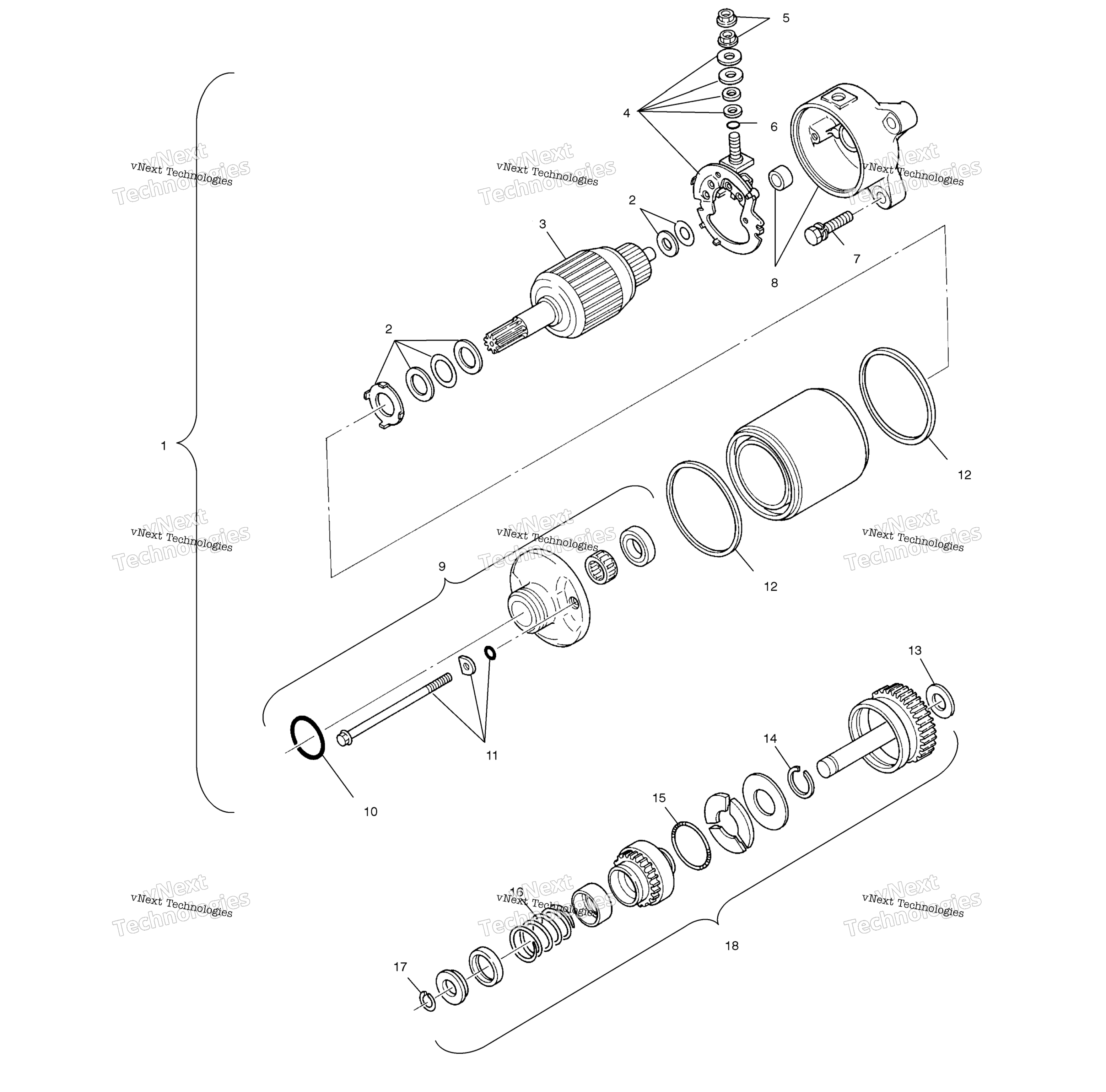 Пусковая система Motor All Options
