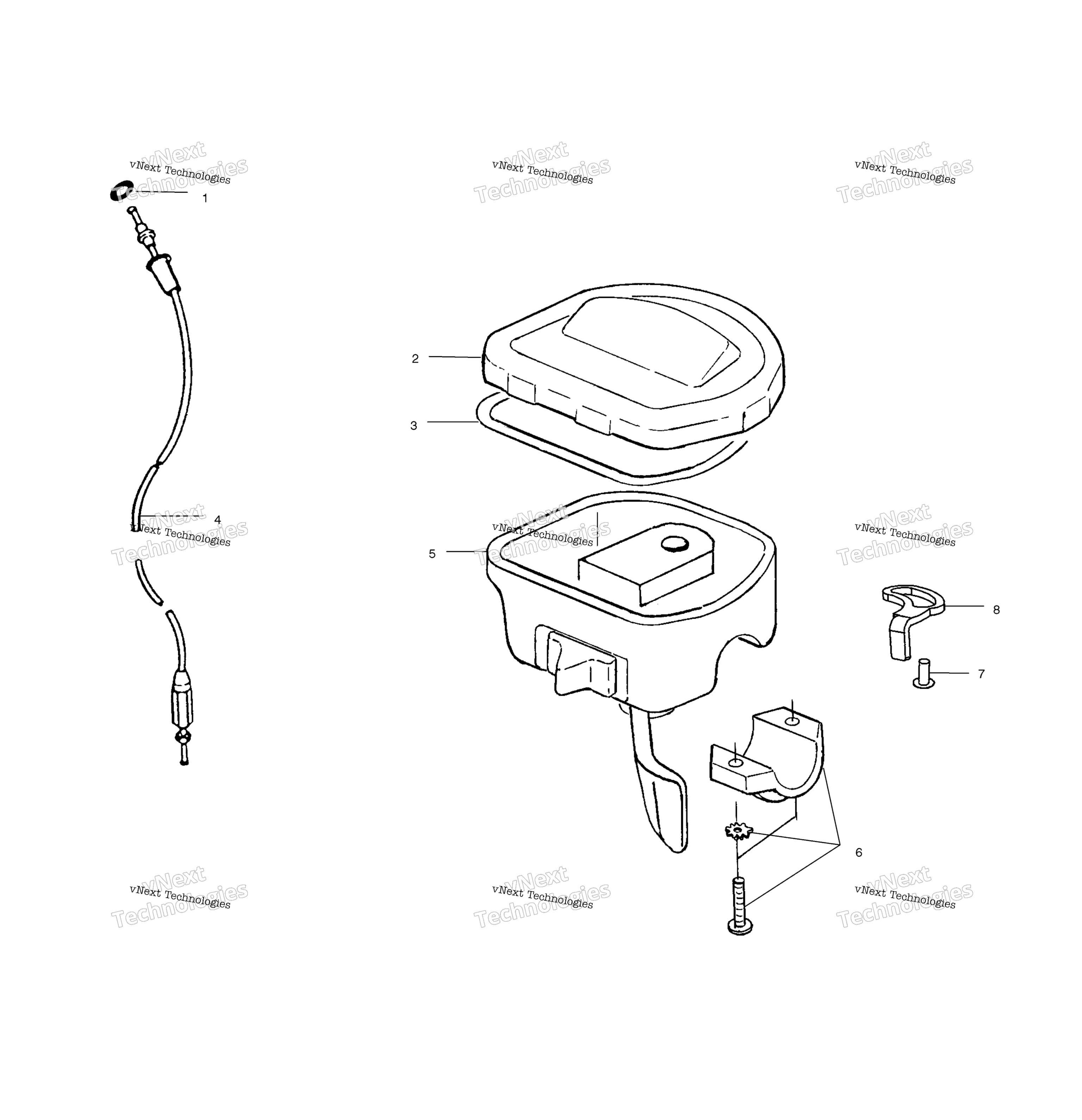 Органы управления Throttle Asm/Cable A02cl50aa/Da