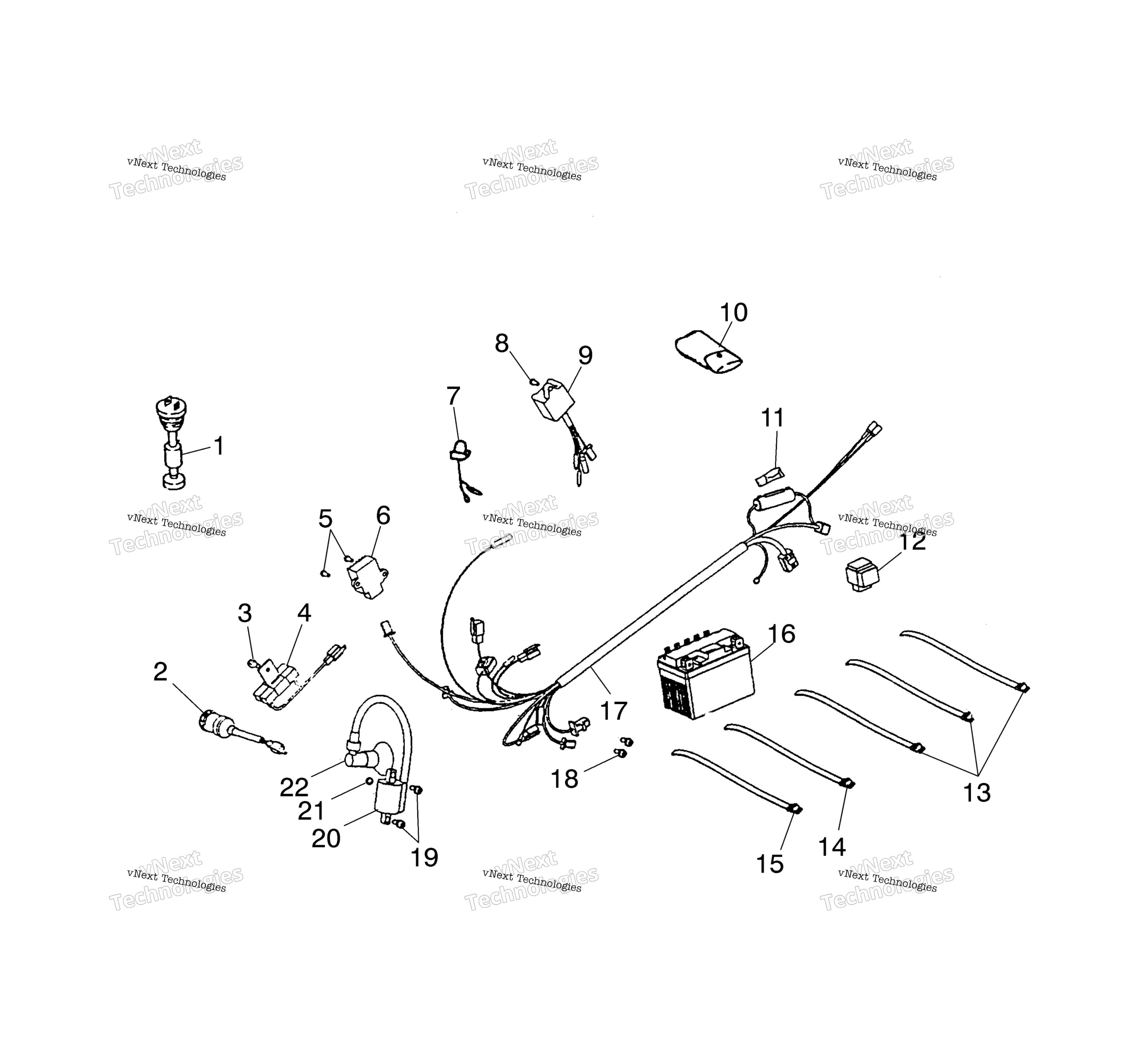 Электрооборудование Parts /Cb/Cc