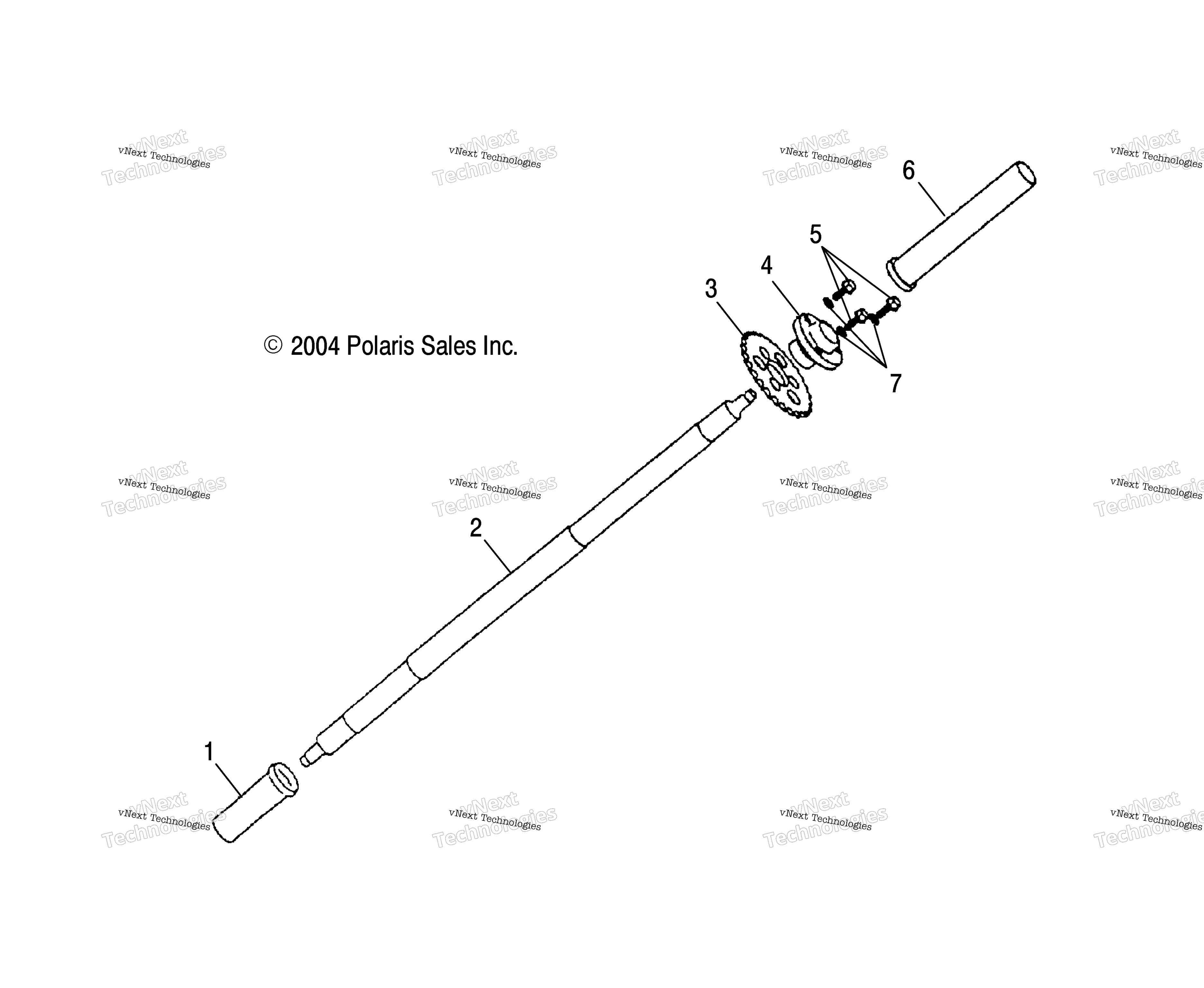 Задняя часть Wheel Axle /Cb/Cc