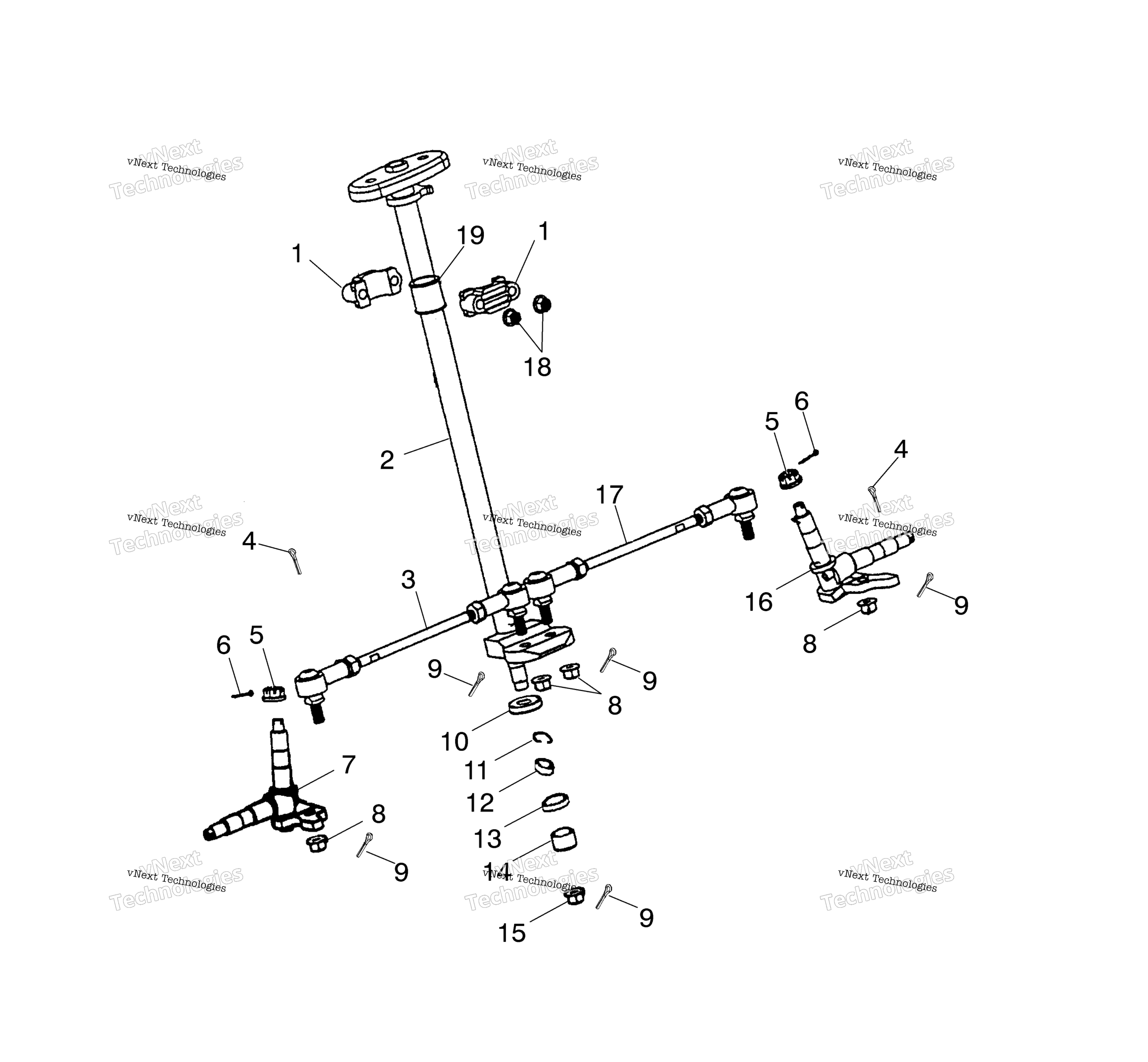 Рулевое управление A02ea09ca/Cb/Cc