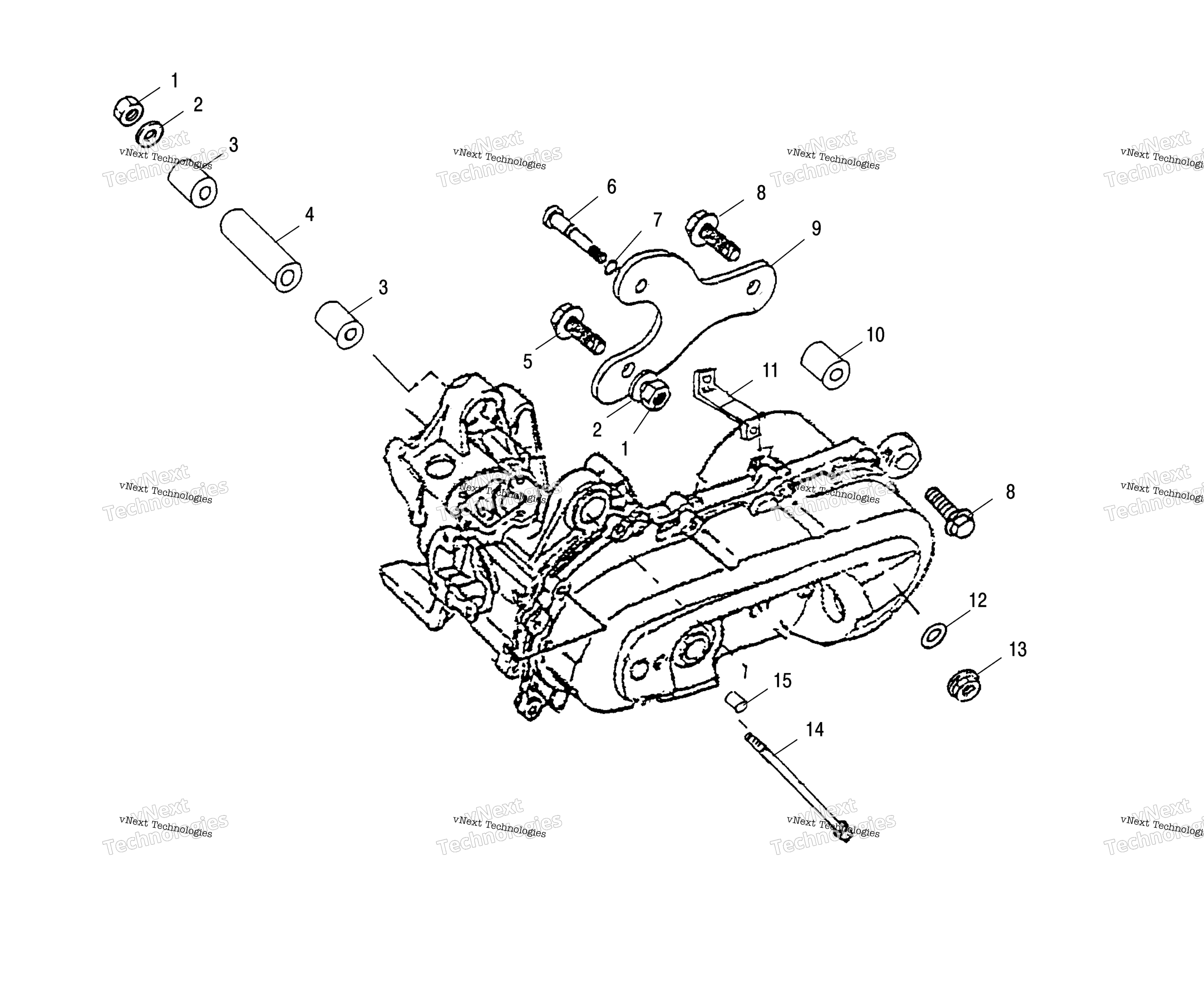 Двигатель Bracket A02ea09ca/Cb/Cc
