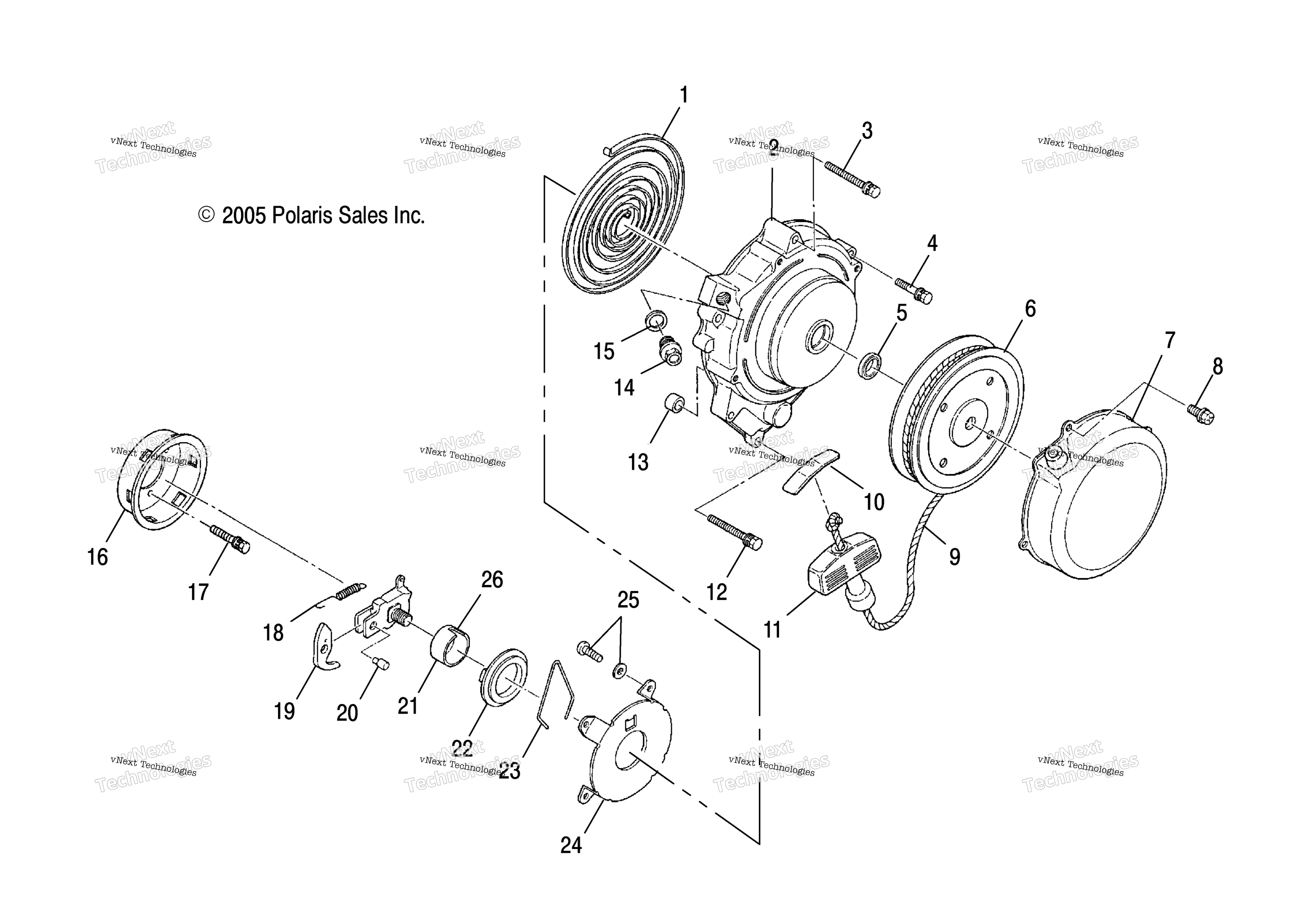 Ручной стартер STARTER