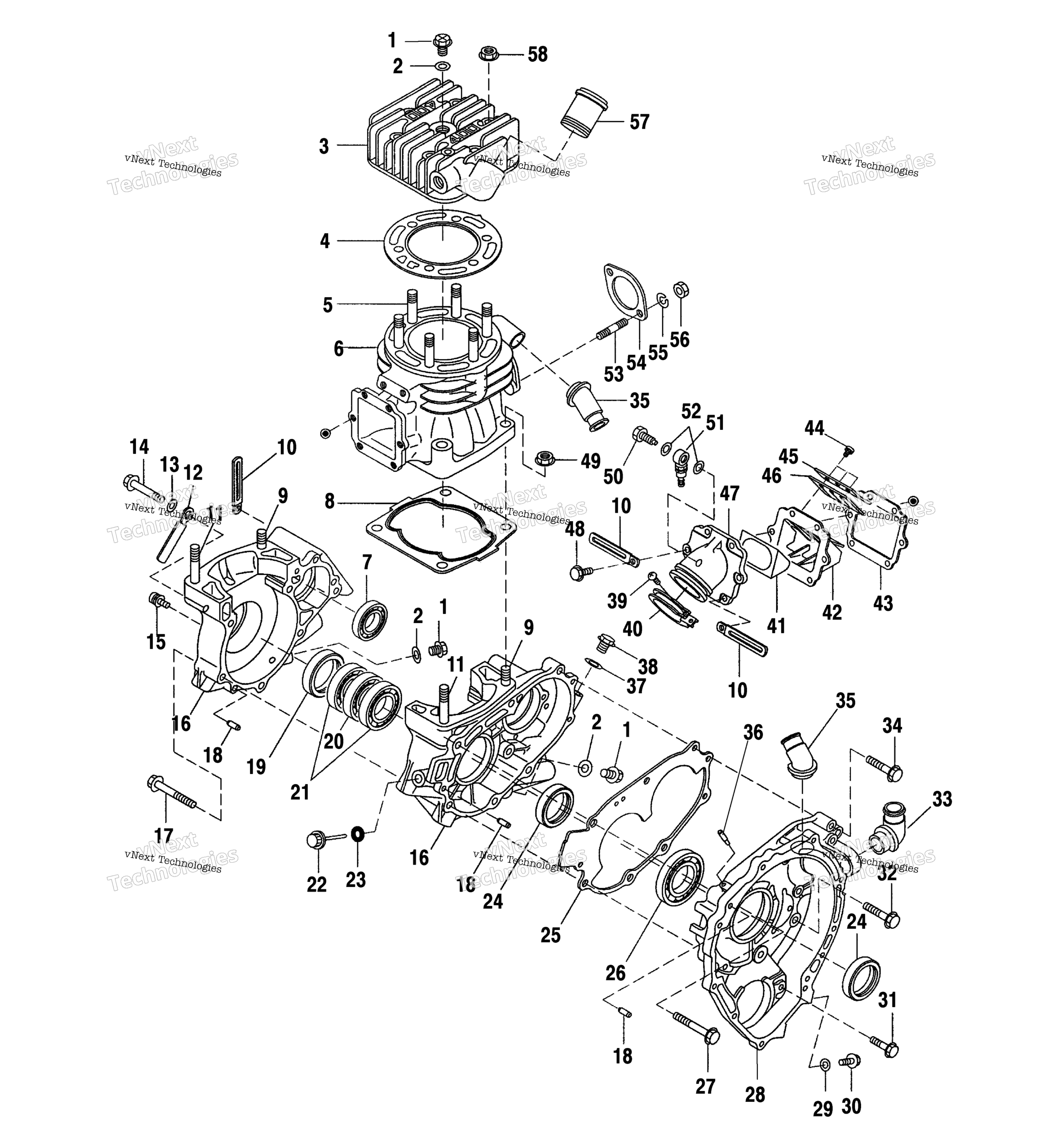 Картер And Cylinder