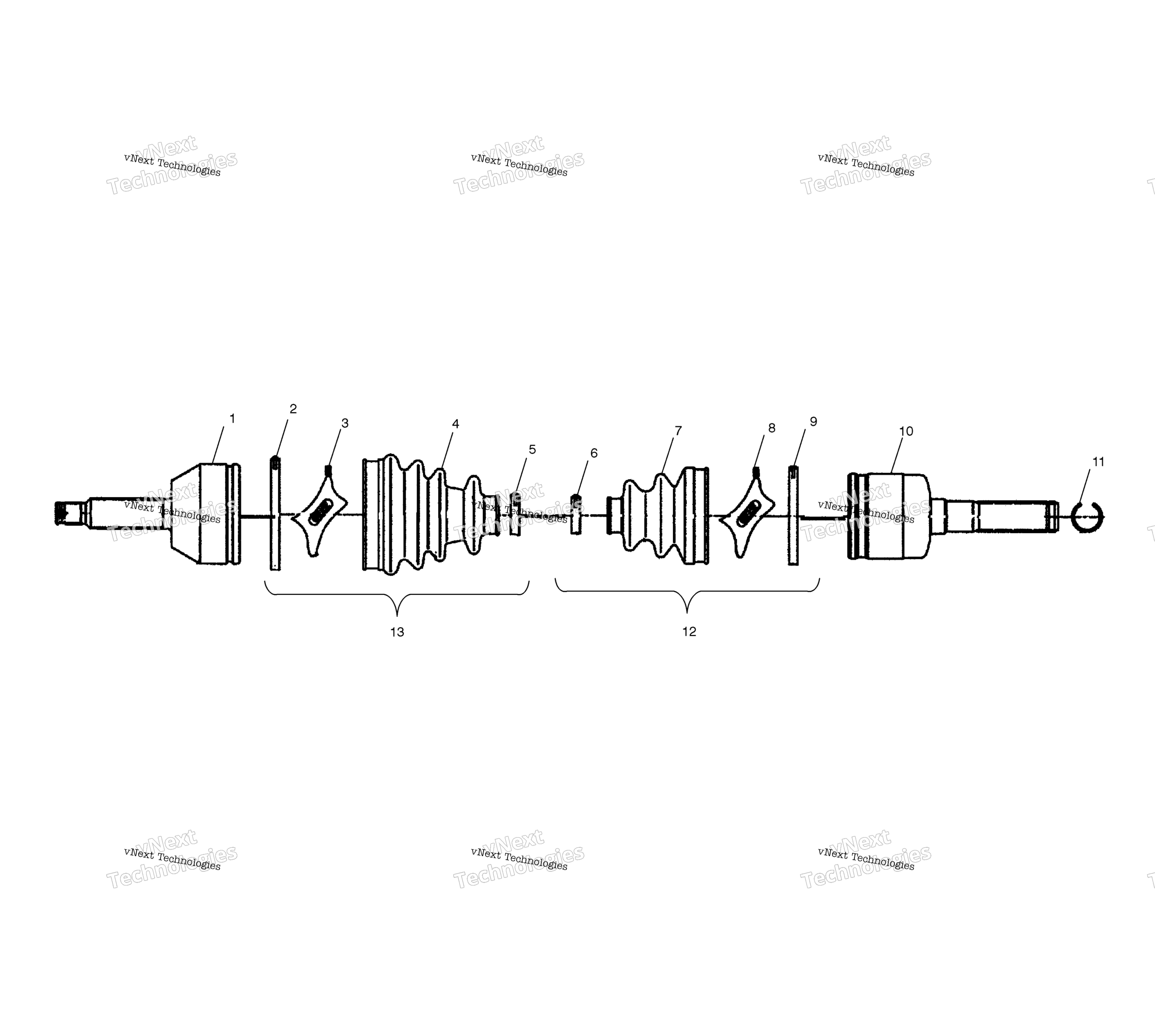 Привод Shaft A03cd32fb
