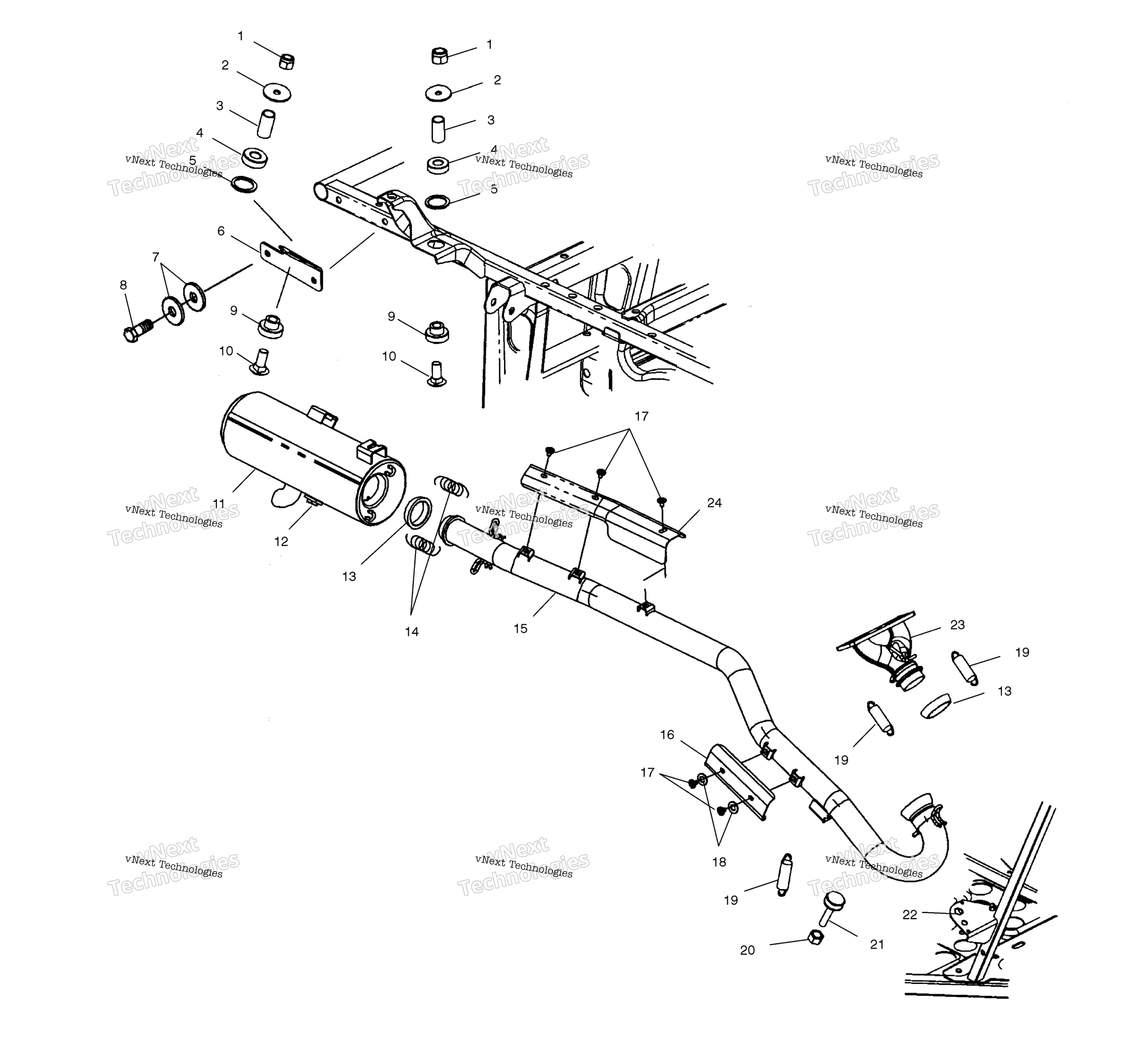 Выхлопная система System /Af/Ag
