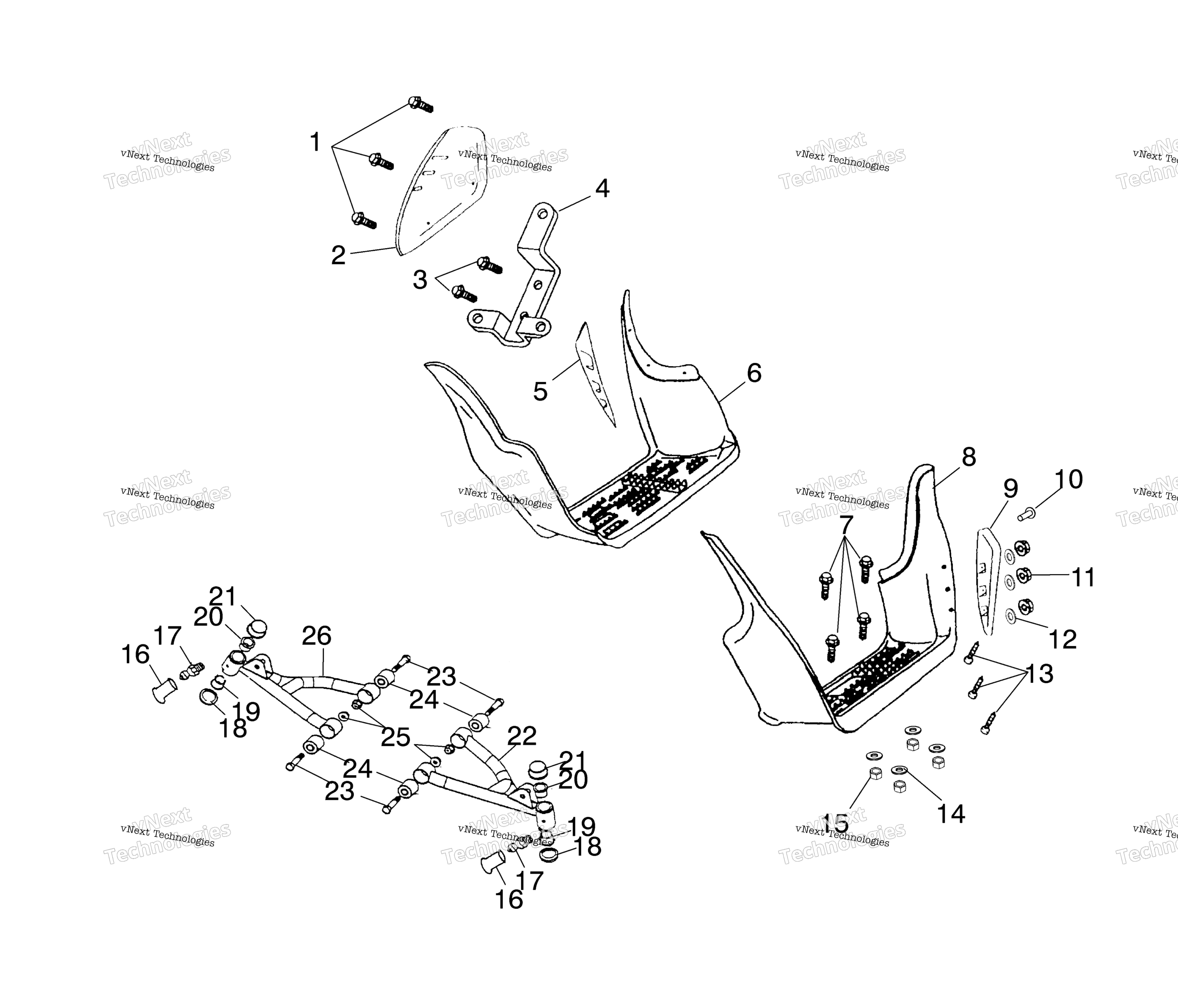 Swing Arm / Footrest