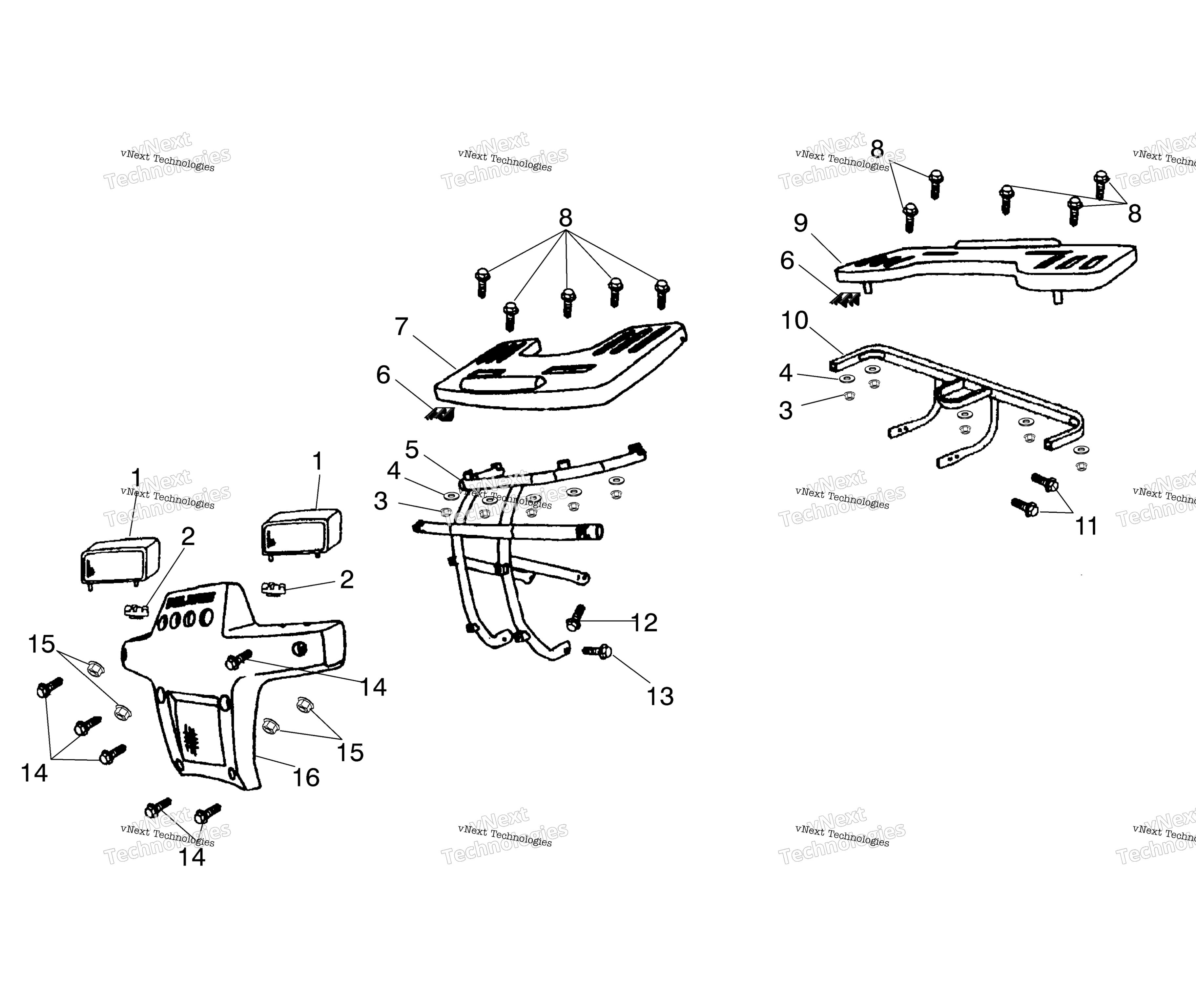 Bumper / Racks A03fa09ca / Cc / Cd