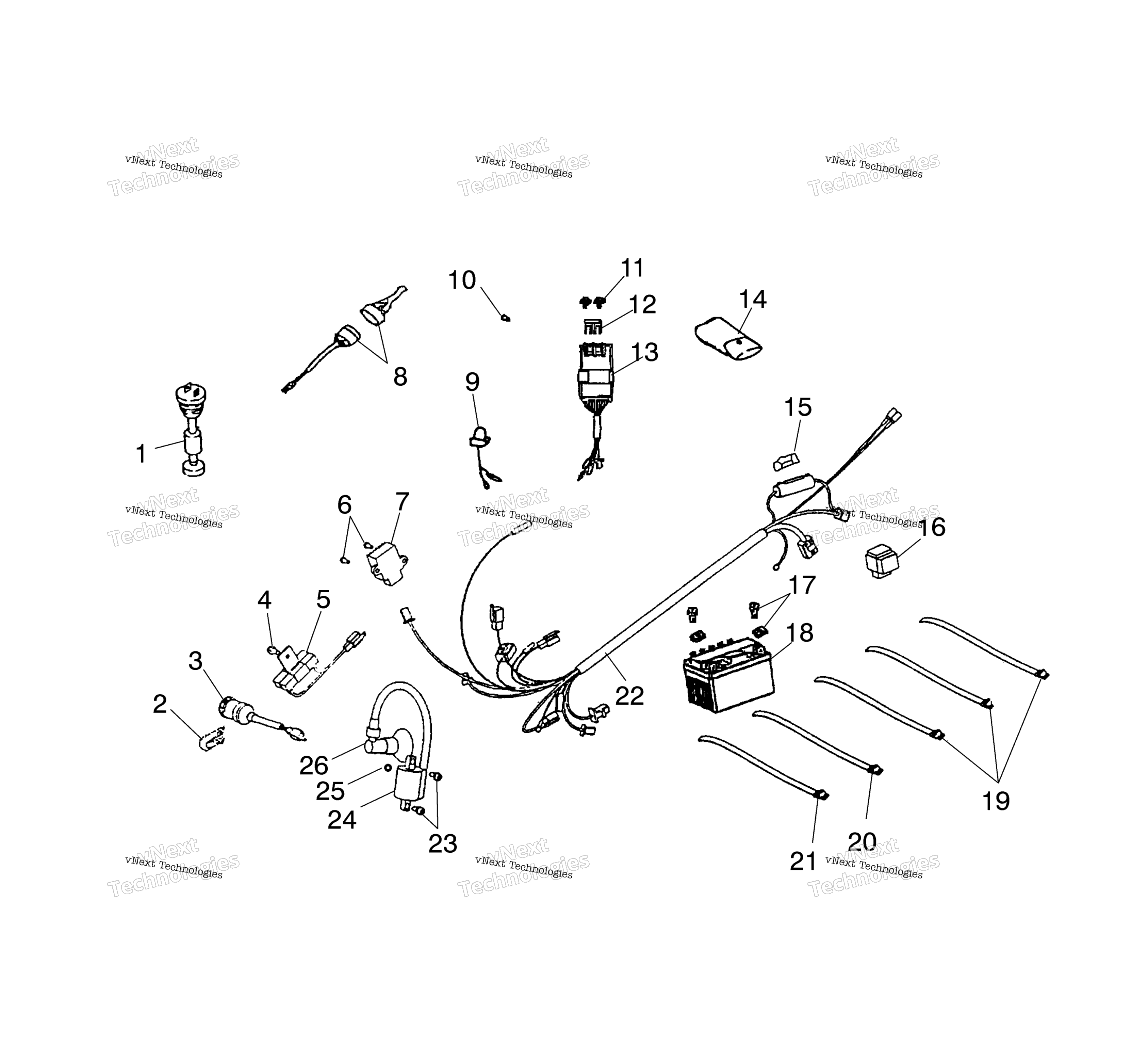 Электрооборудование Parts A03fa09ca/Cc/Cd