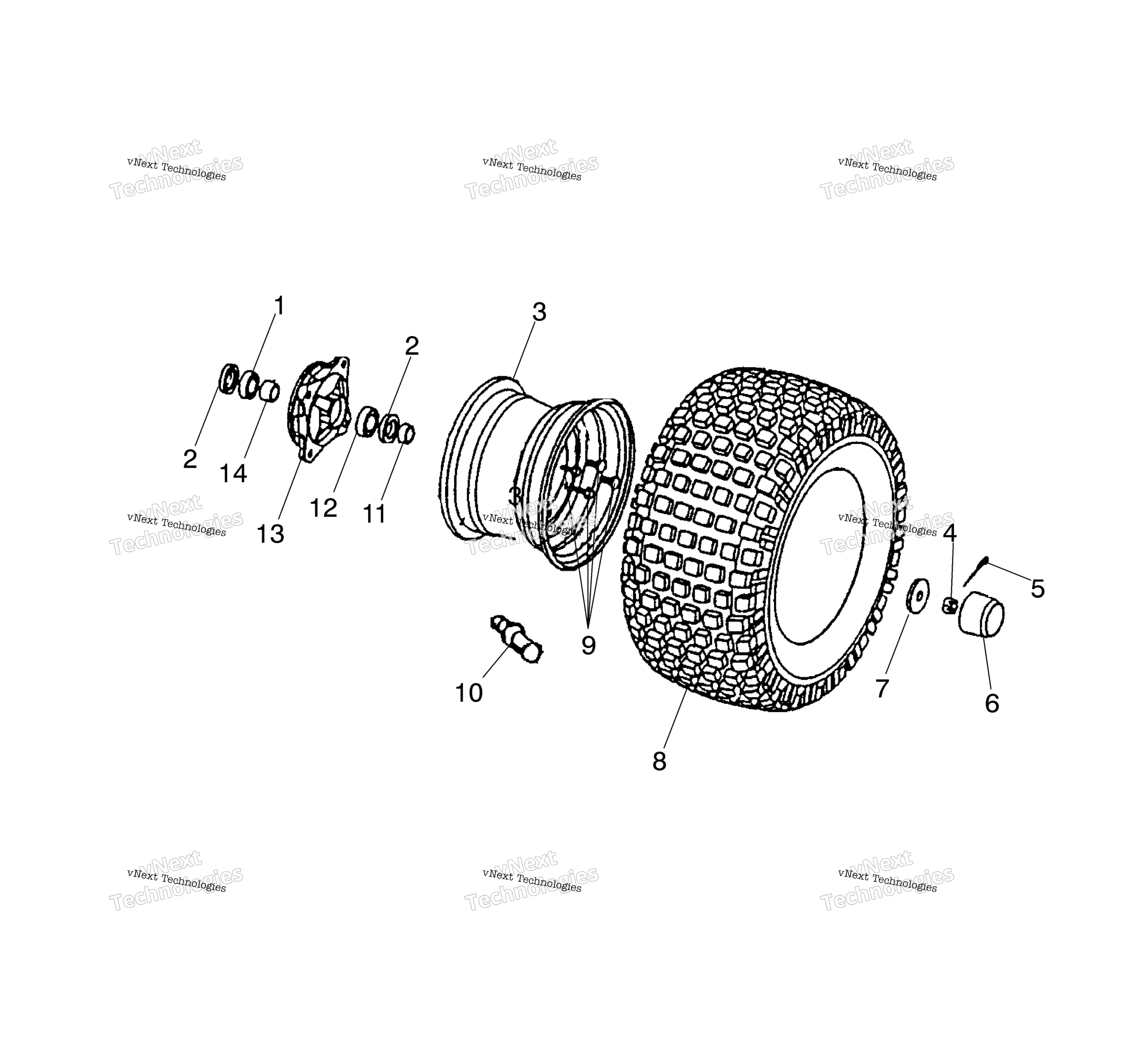 Передняя часть Wheel A03fa09ca/Cc/Cd