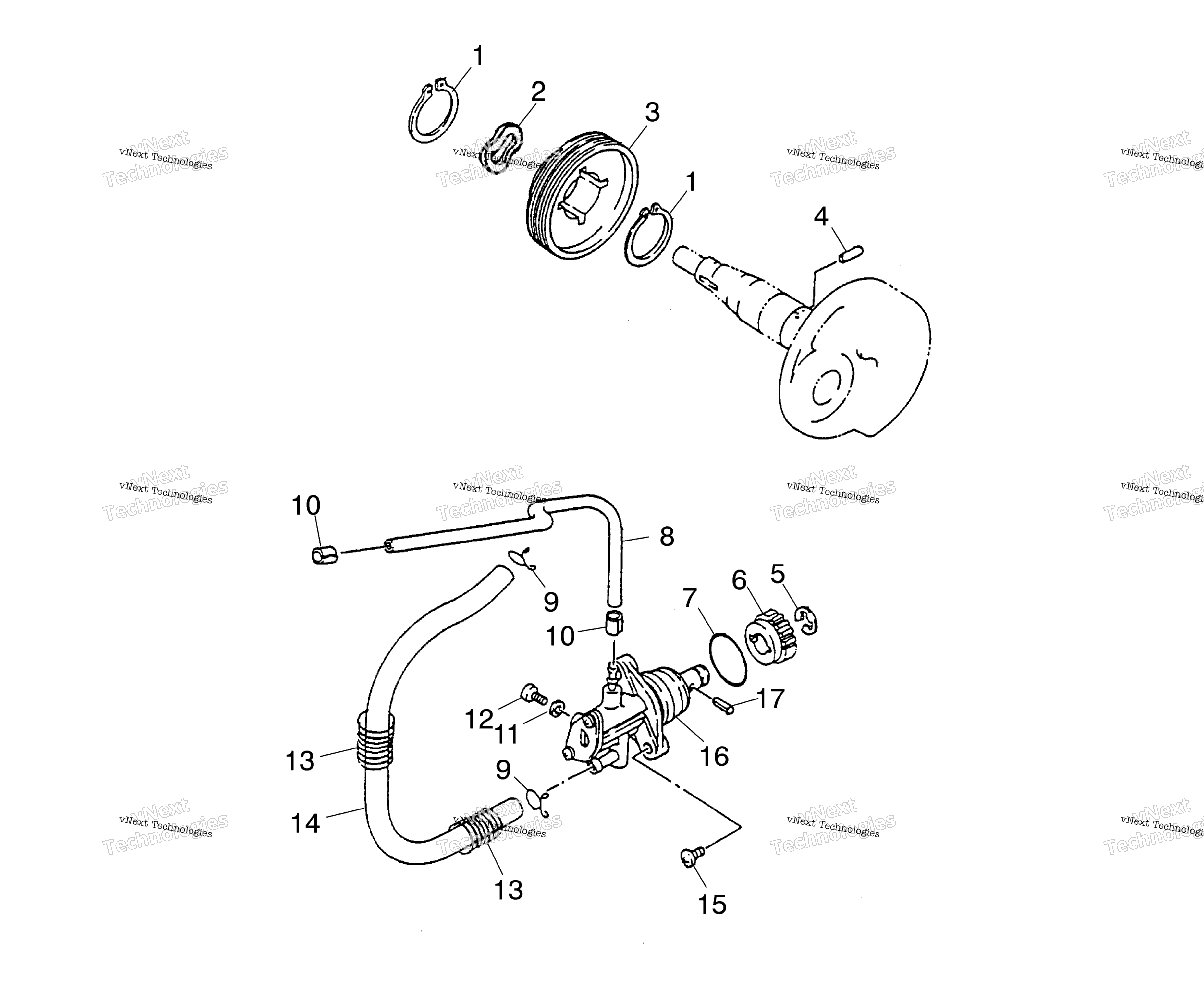 масляный Pump Assembly A03fa09ca/Cc/Cd