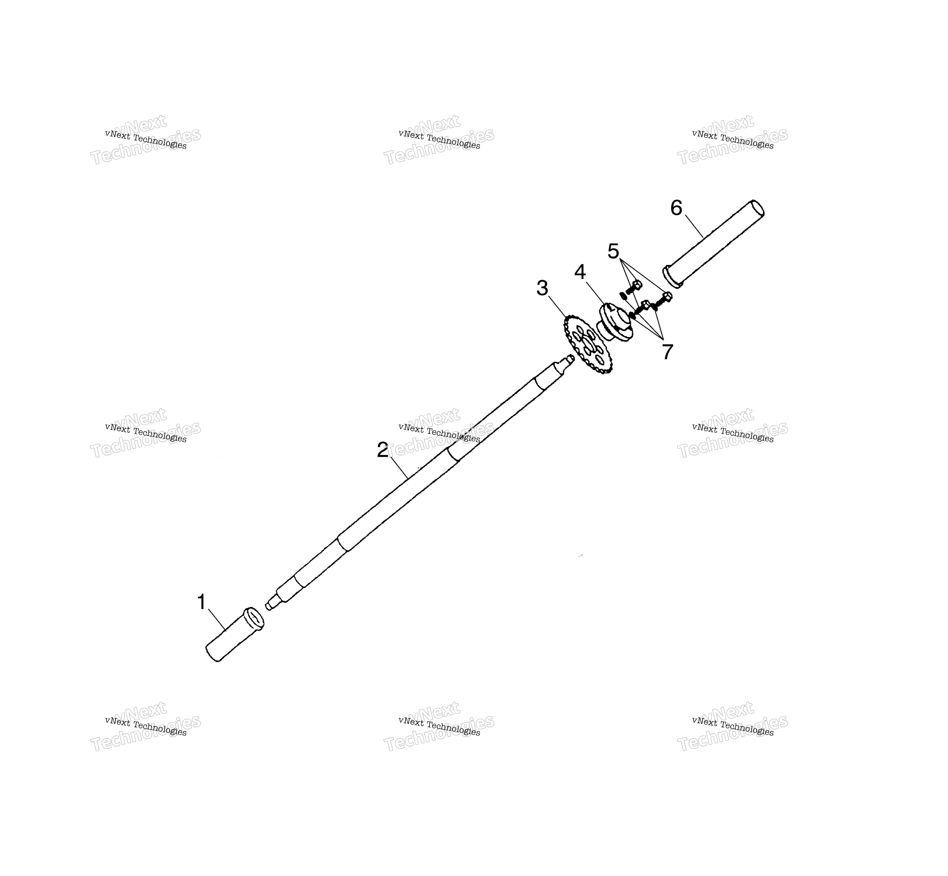 Задняя часть Wheel Axle A03fa09ca/Cc/Cd
