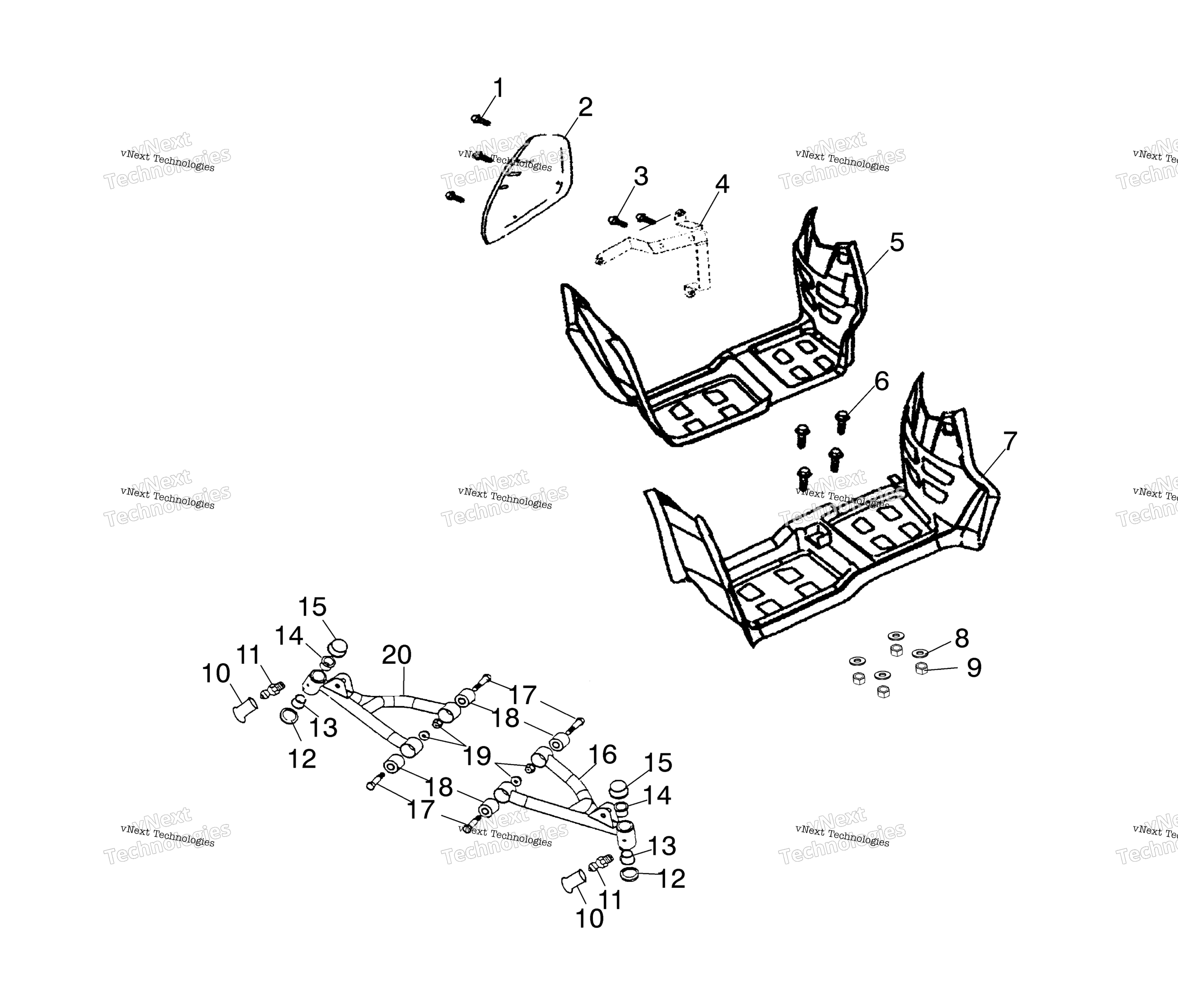 Swing Arm / Footrest