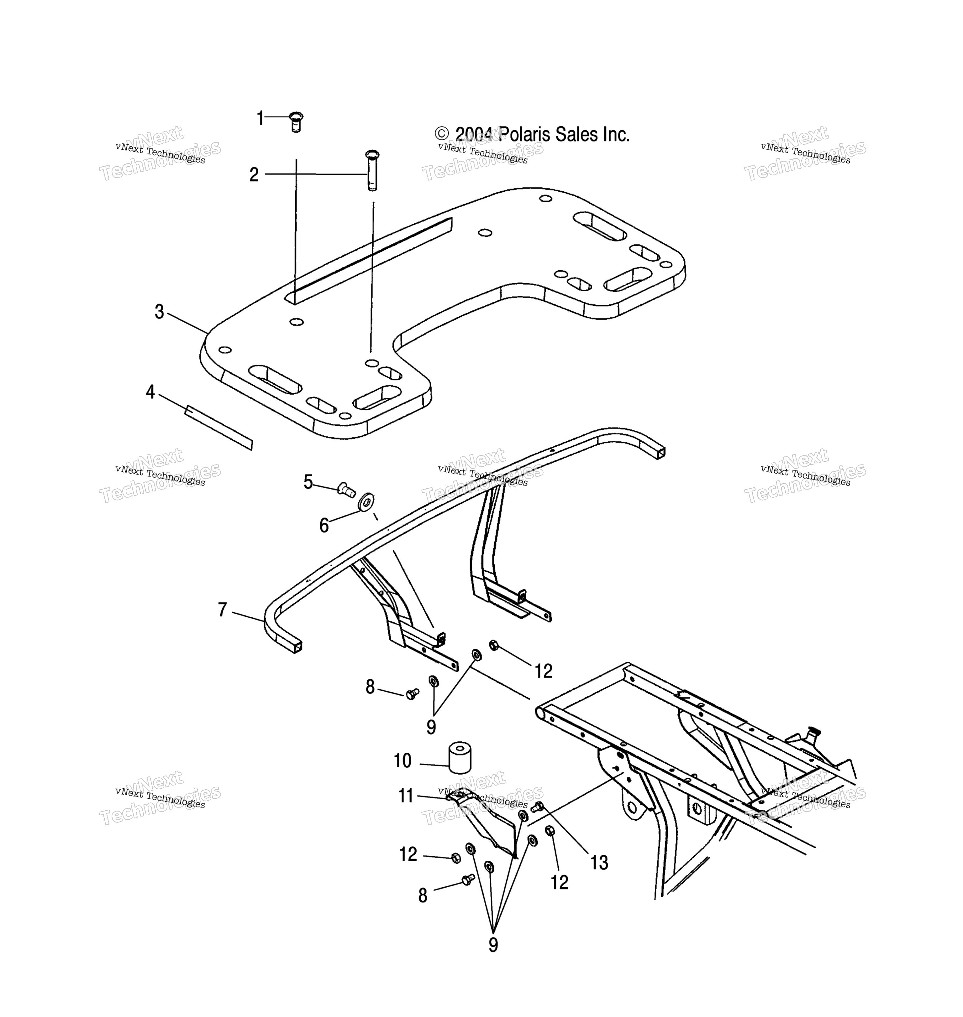 Задняя часть Rack Mounting /Ab/Ac/Fb
