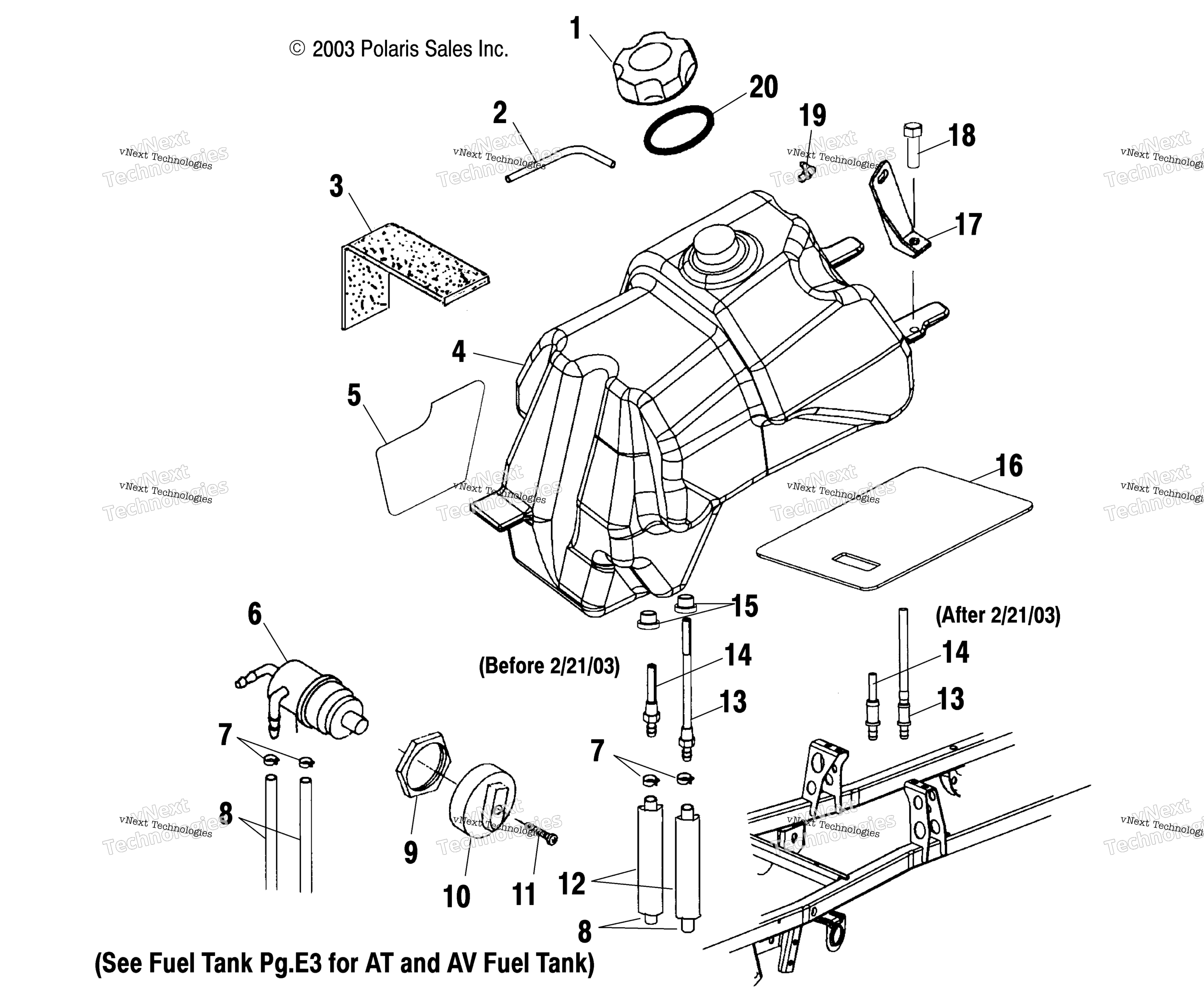 Топливная система Tank A04ch68ac/Af/Ah/Aj