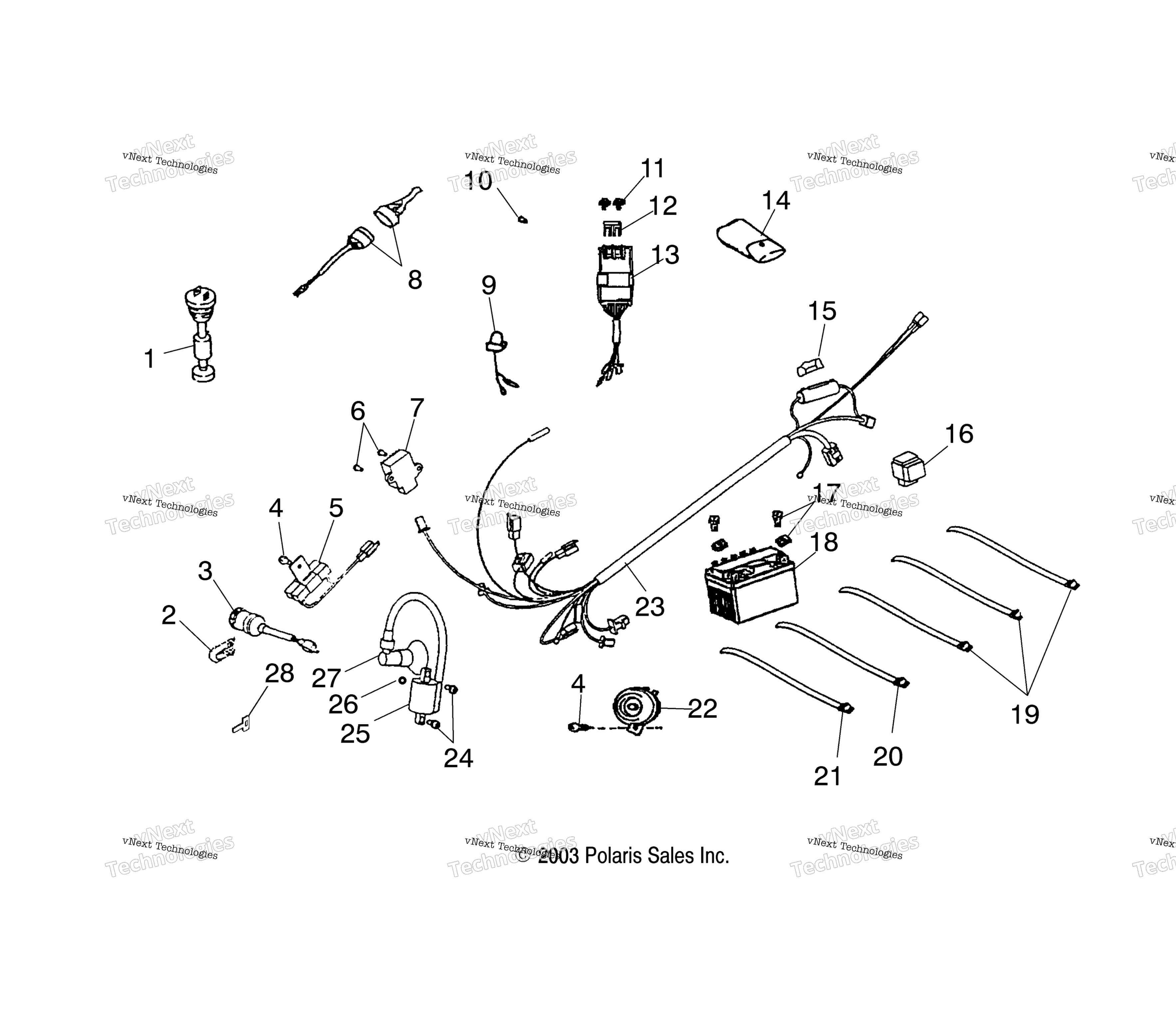 Электрооборудование Parts /Cb