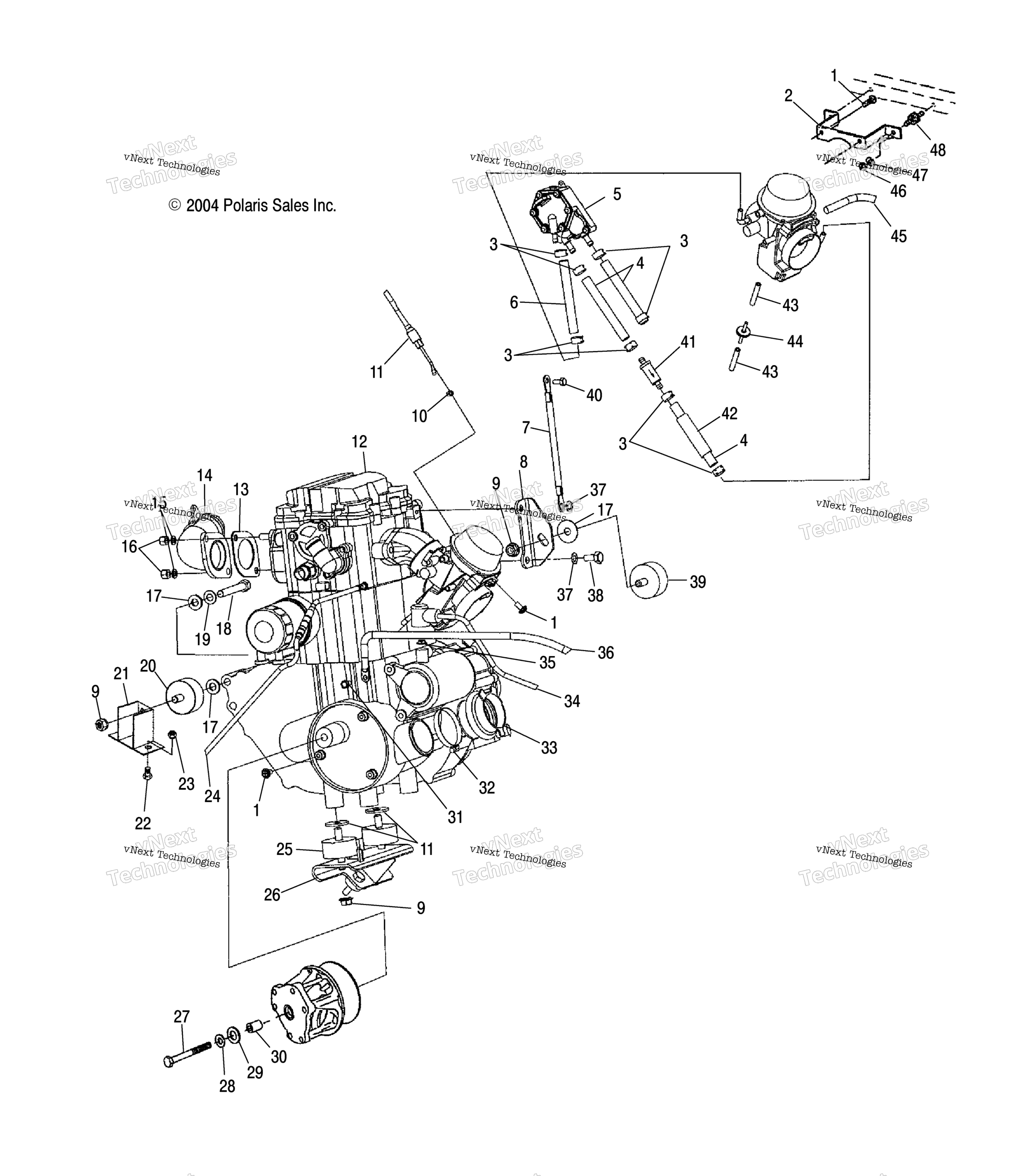 Двигатель Mounting /Fa