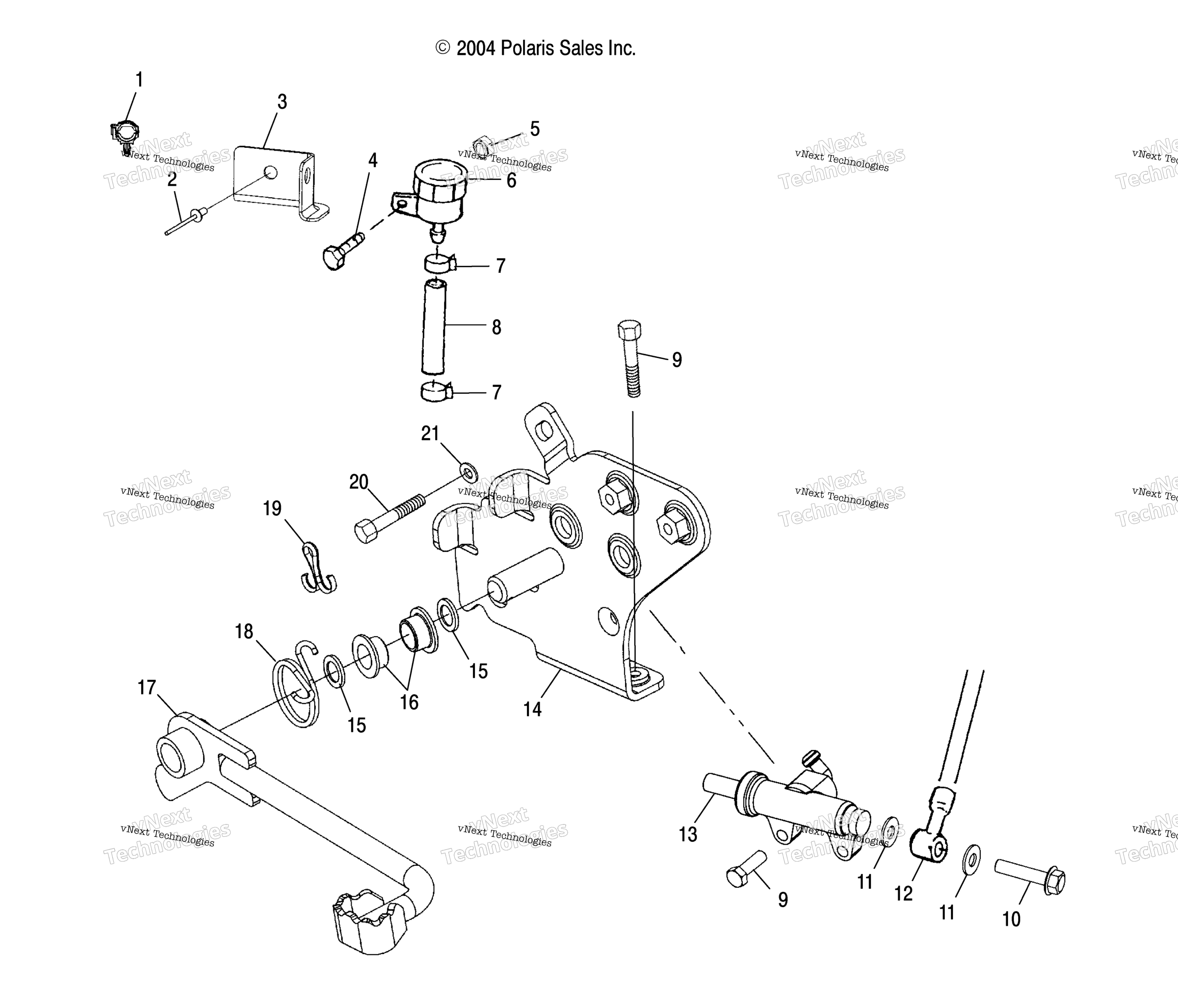 Задняя часть Brake Master Cylinder /Fa