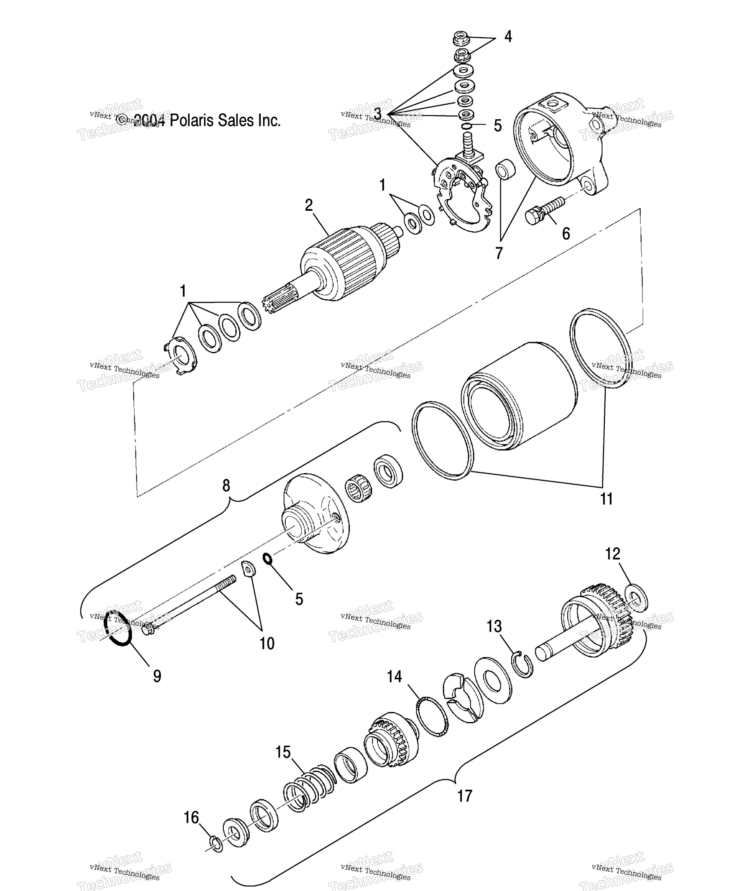 Пусковая система Motor /Ab/Ac/Fa
