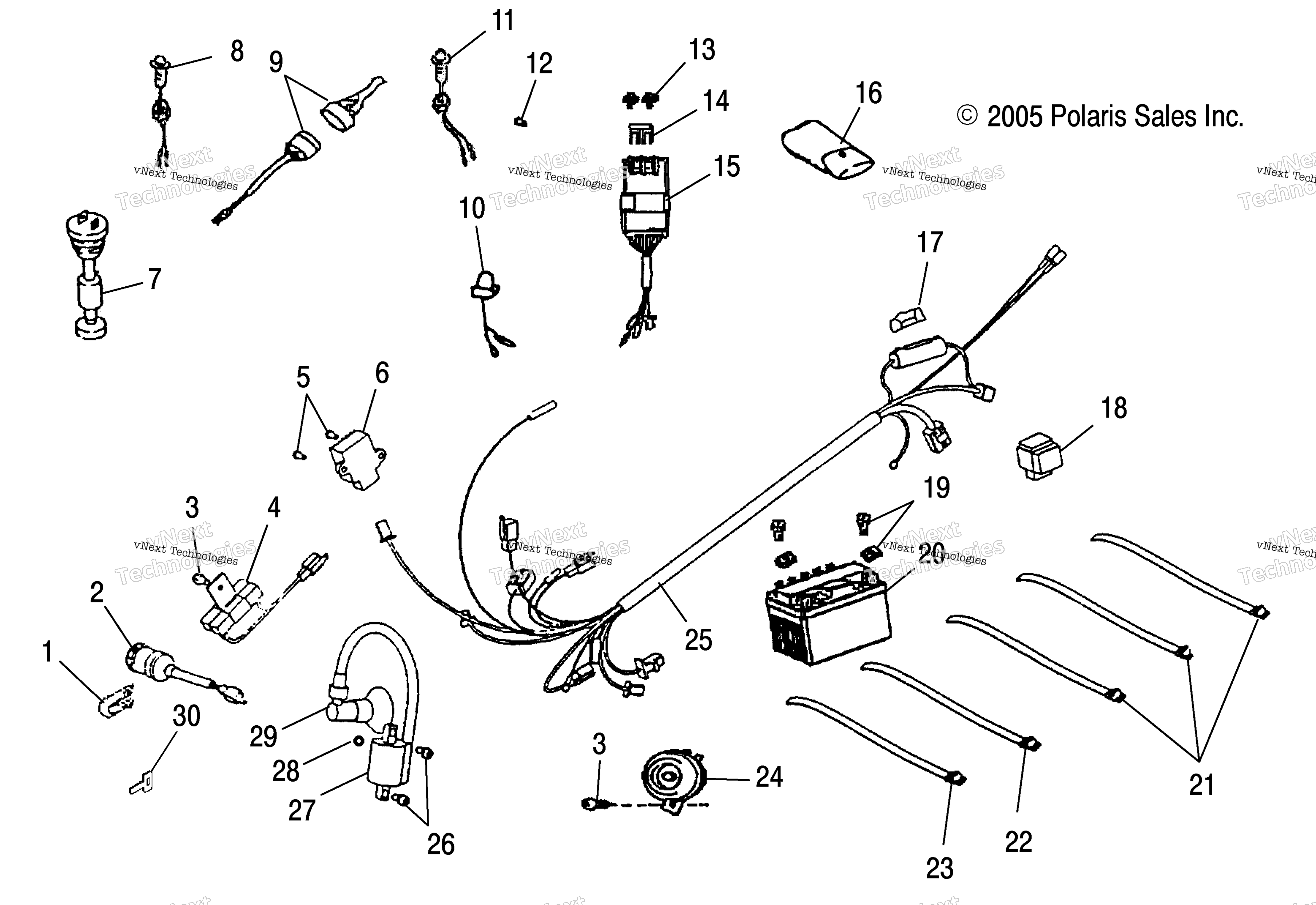 Электрооборудование Parts /Cb