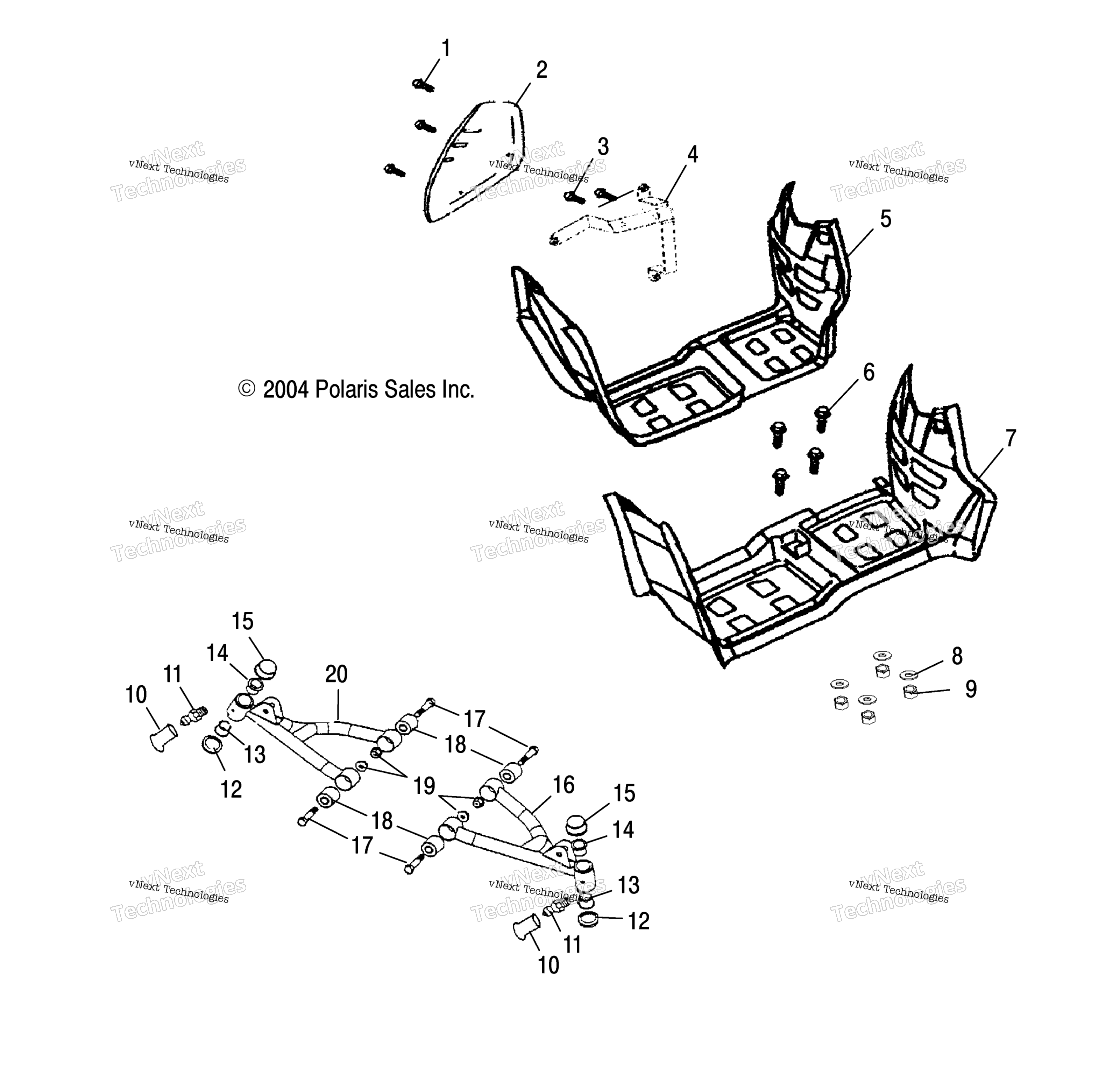 Swing Arm / Footrest / Cb