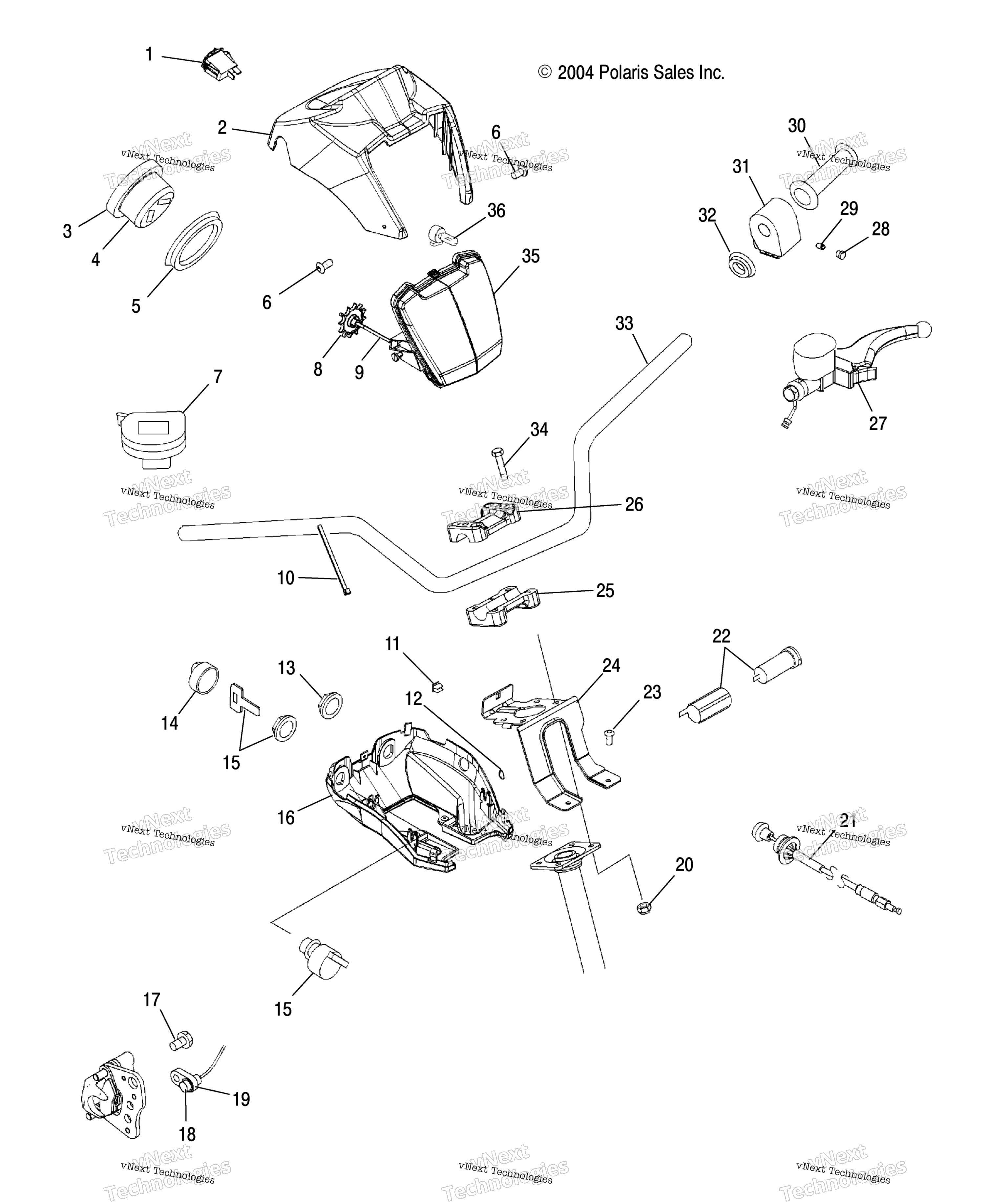Руль & Headlight Pod /Ag/Ah