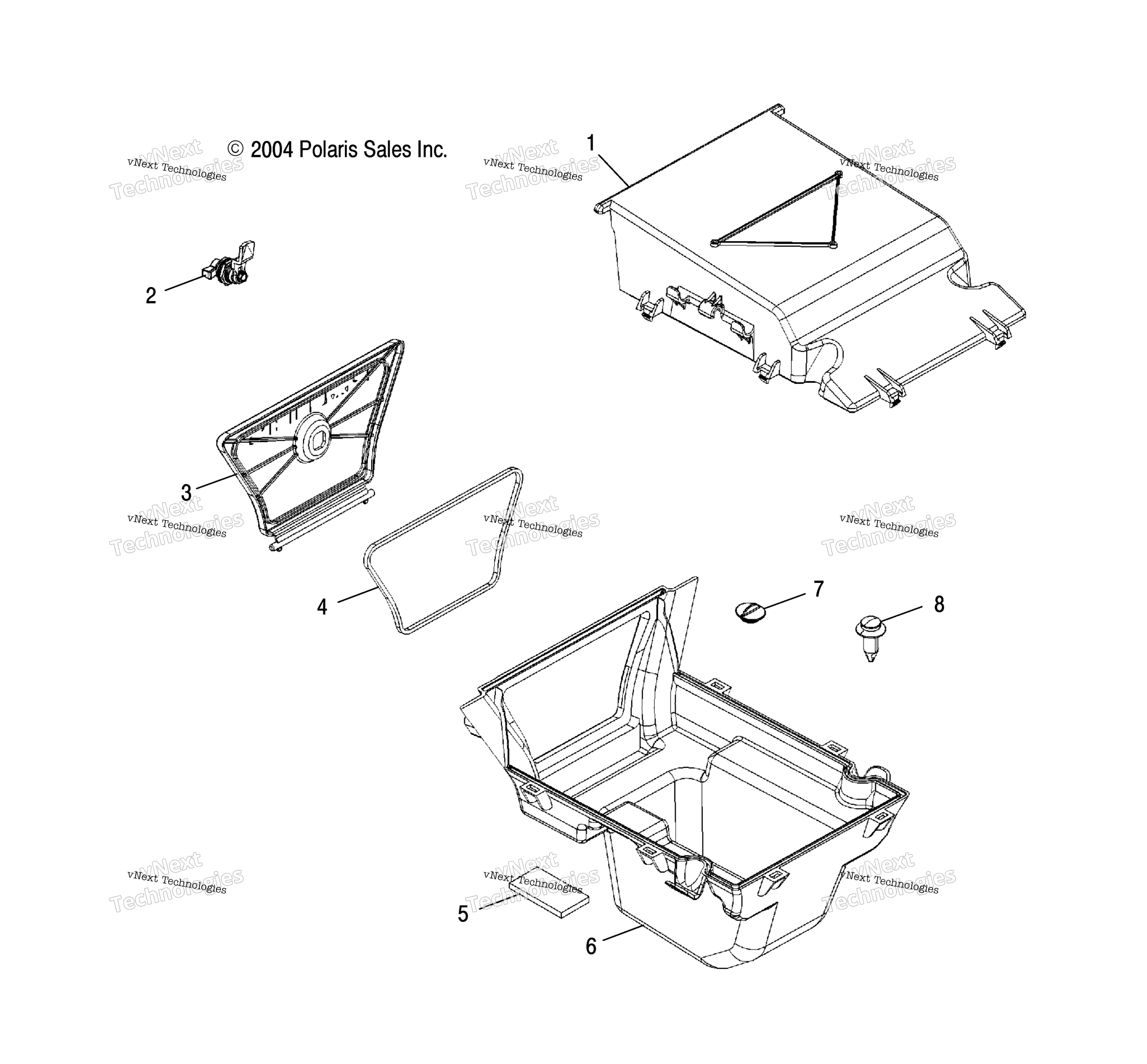 Задняя часть Storage Box