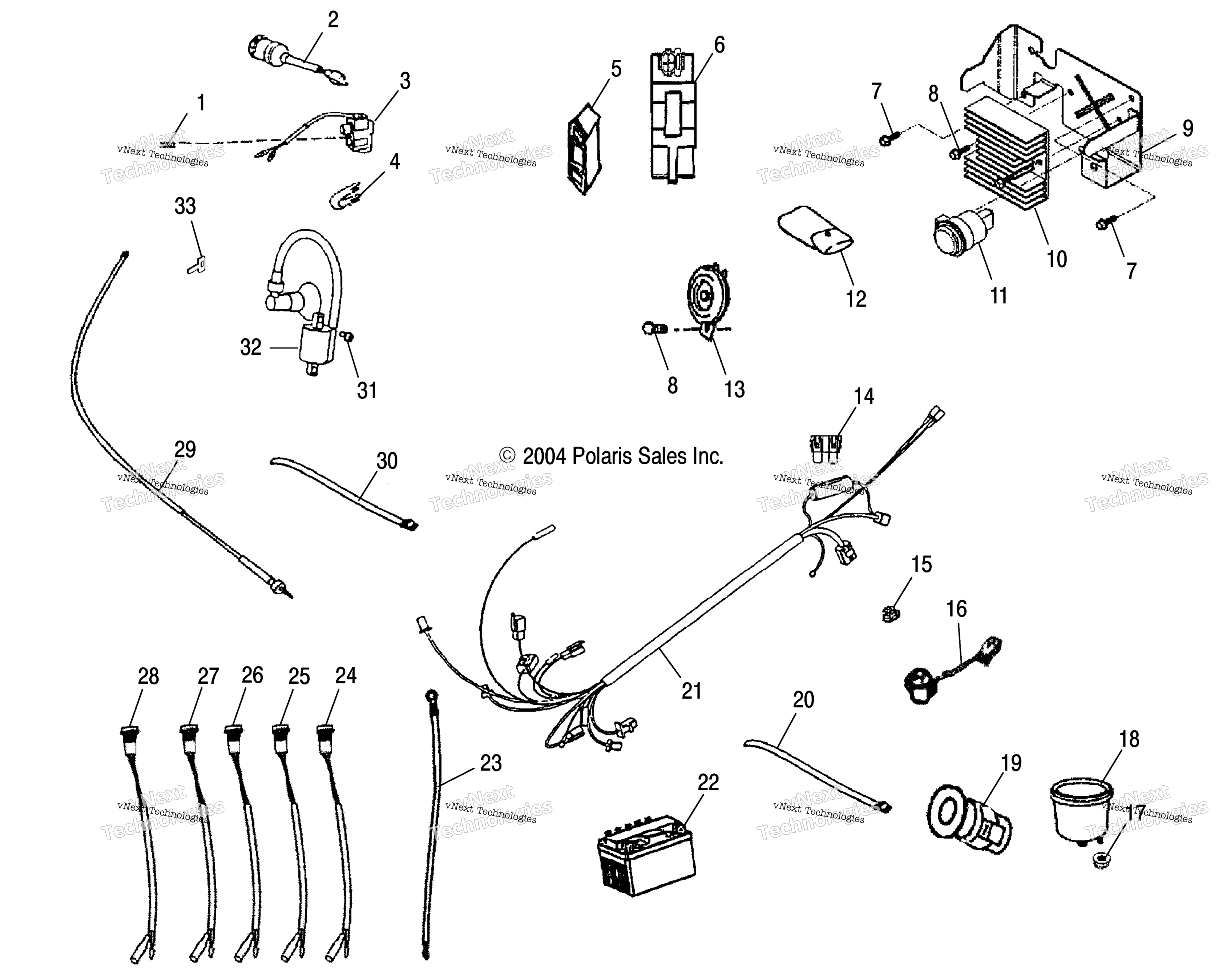 Электрооборудование Parts /Eb/Ec/Ed