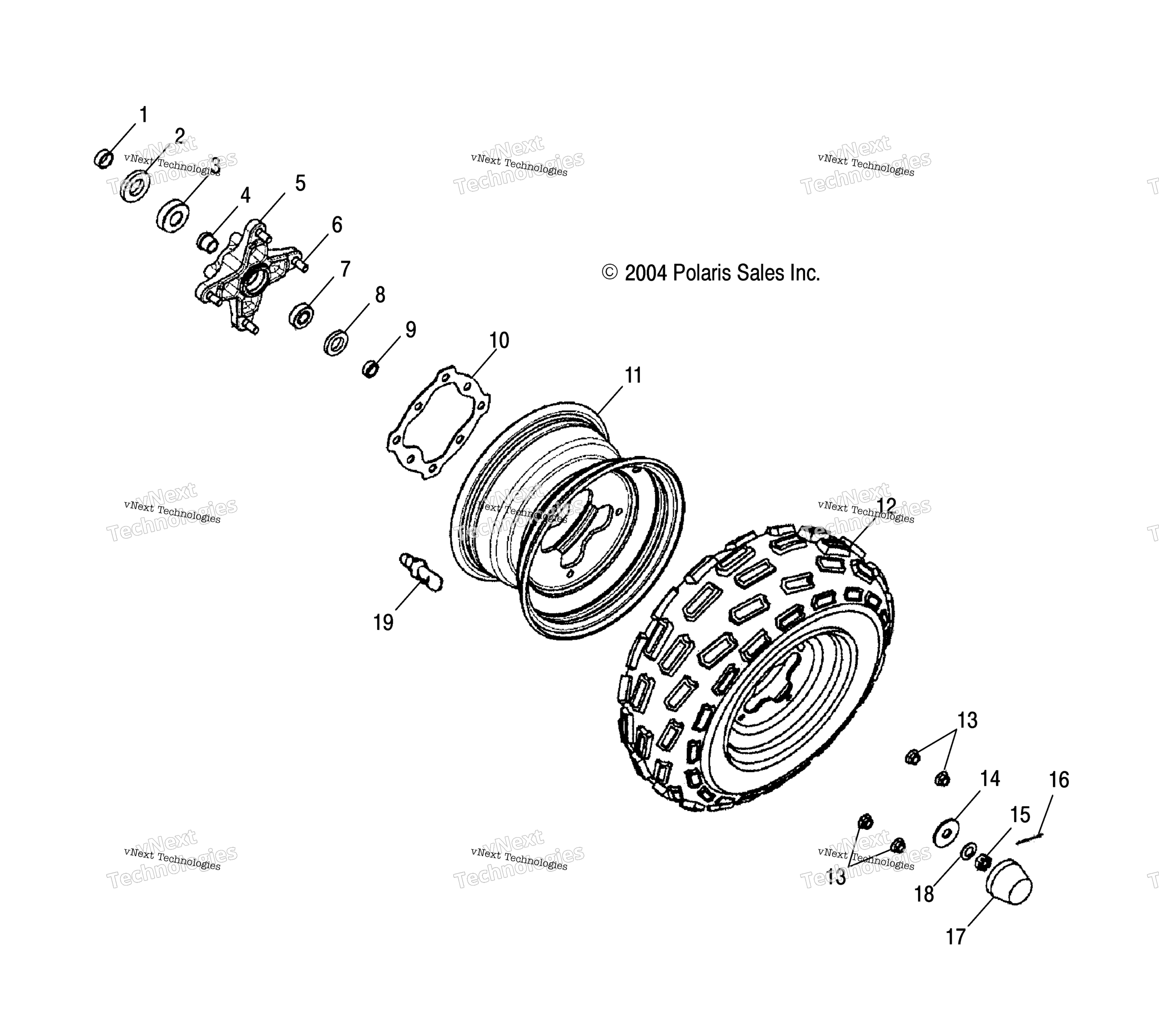 Wheel, передний / Eb / Ec / Ed